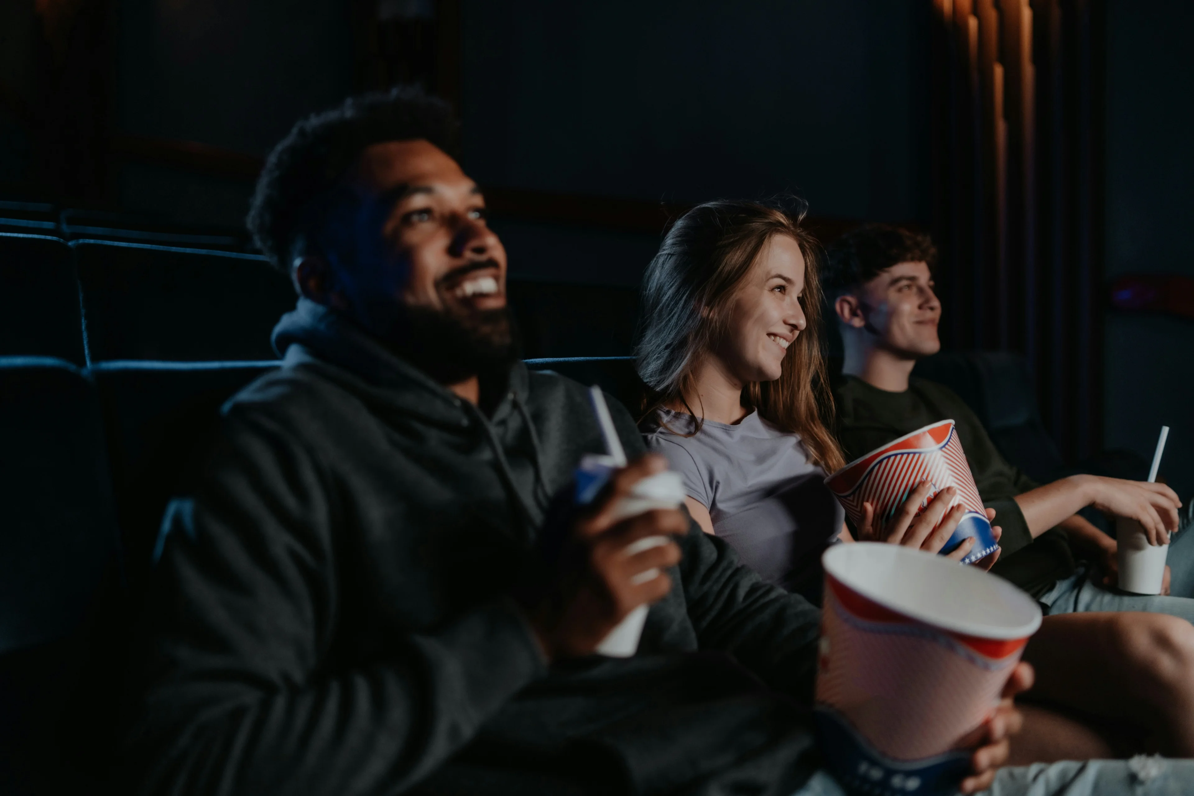 Popcorn and seats