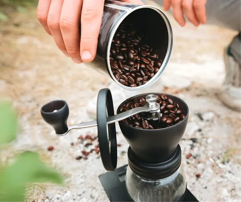 Image of an excited Coffee On Me gift card recipient. Their thank you note is below.
