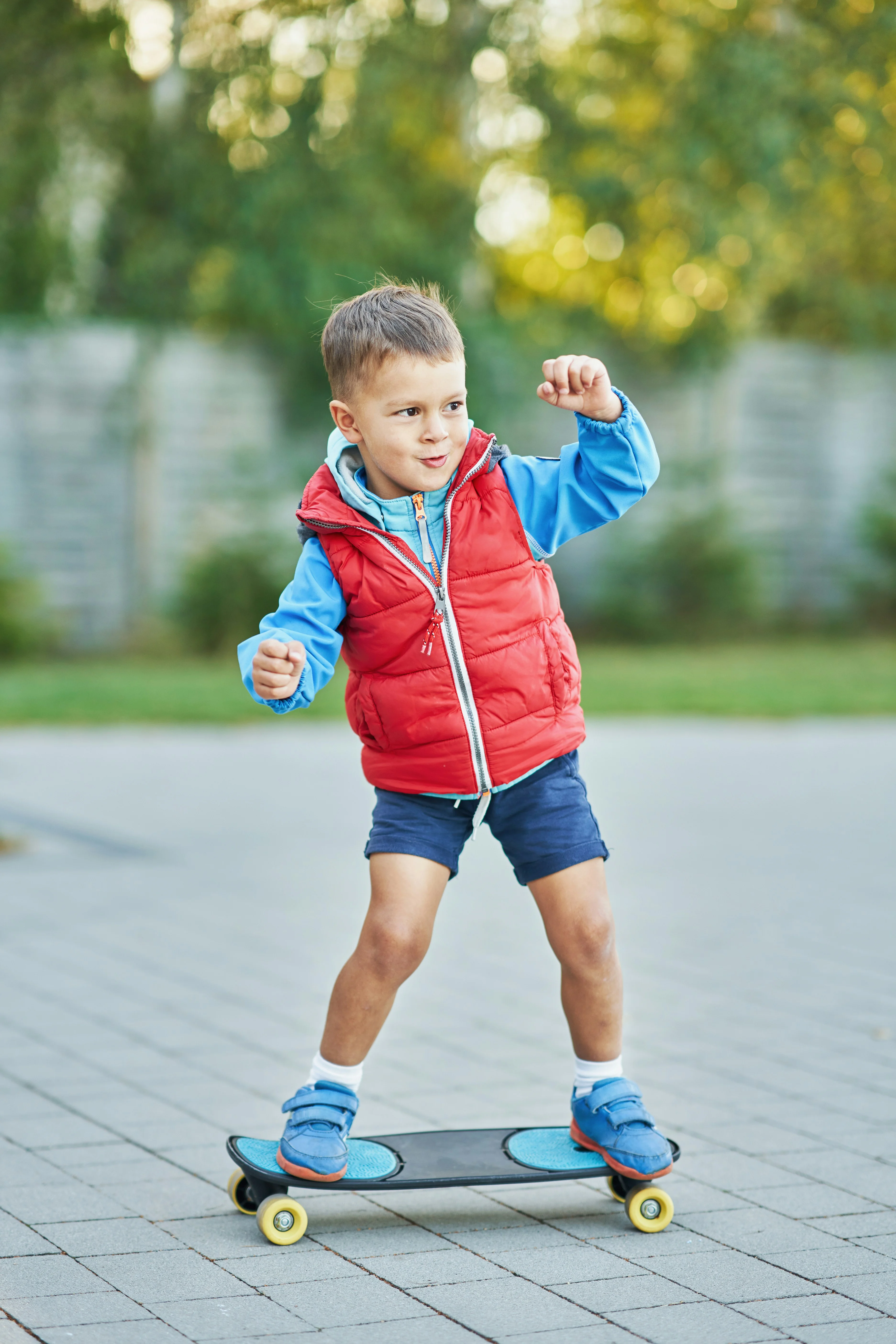kid skateboarding