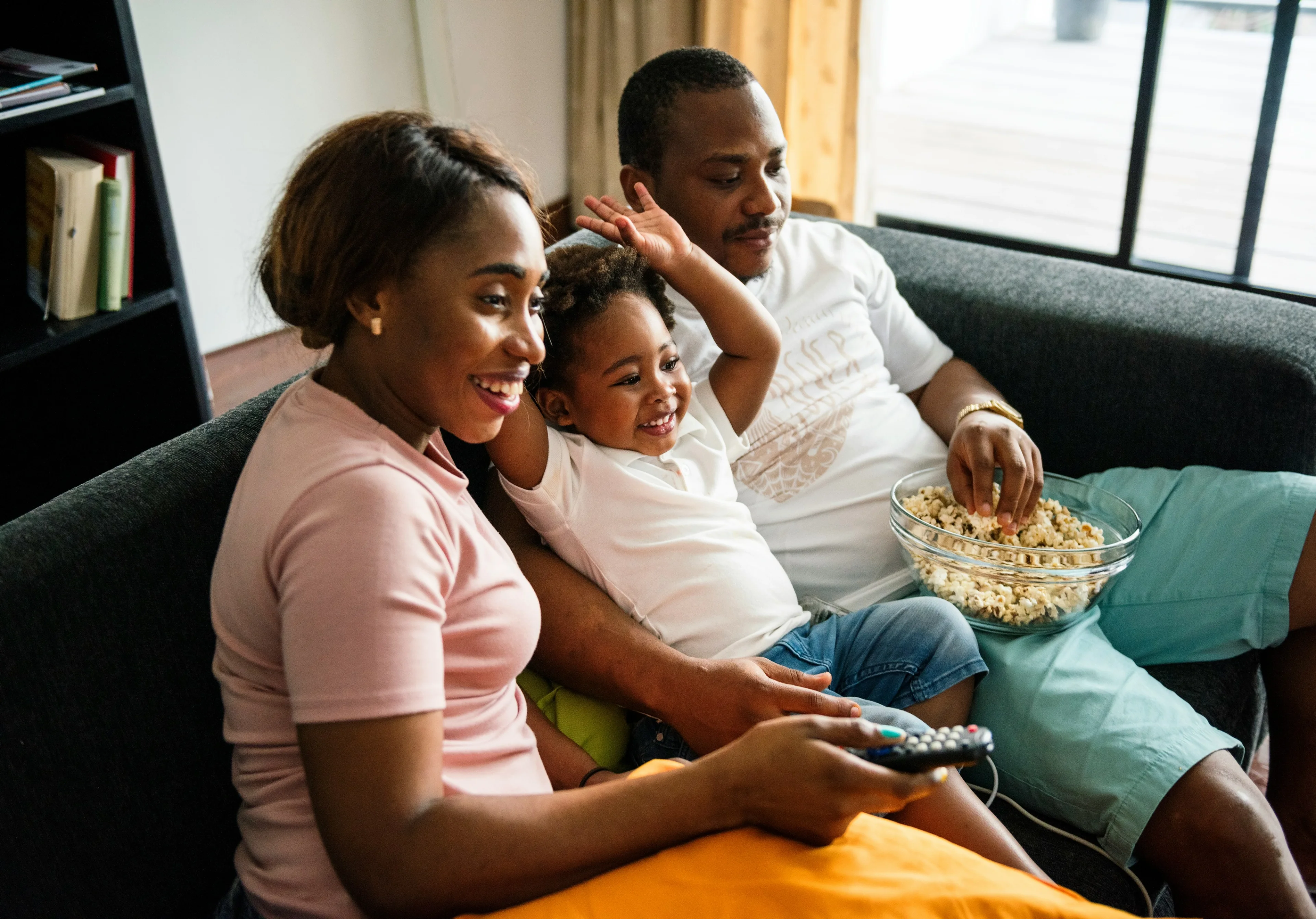 Popcorn and remote