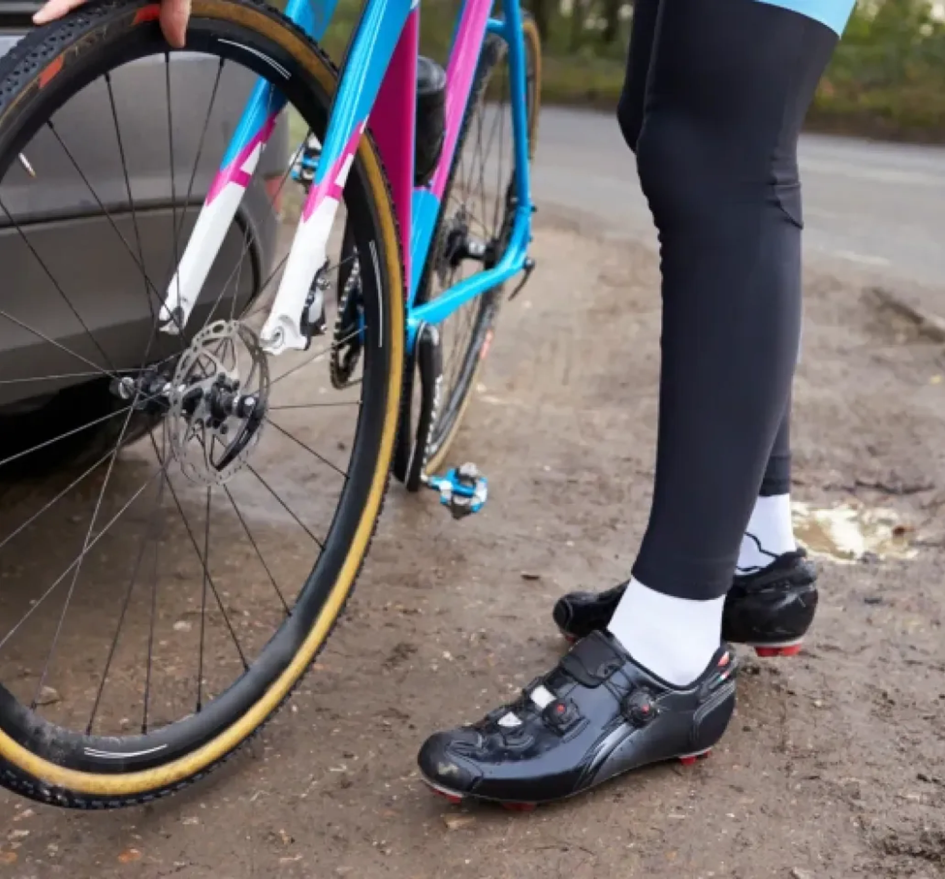 Cycling imagery featuring Torch 1.0 Road Shoes
