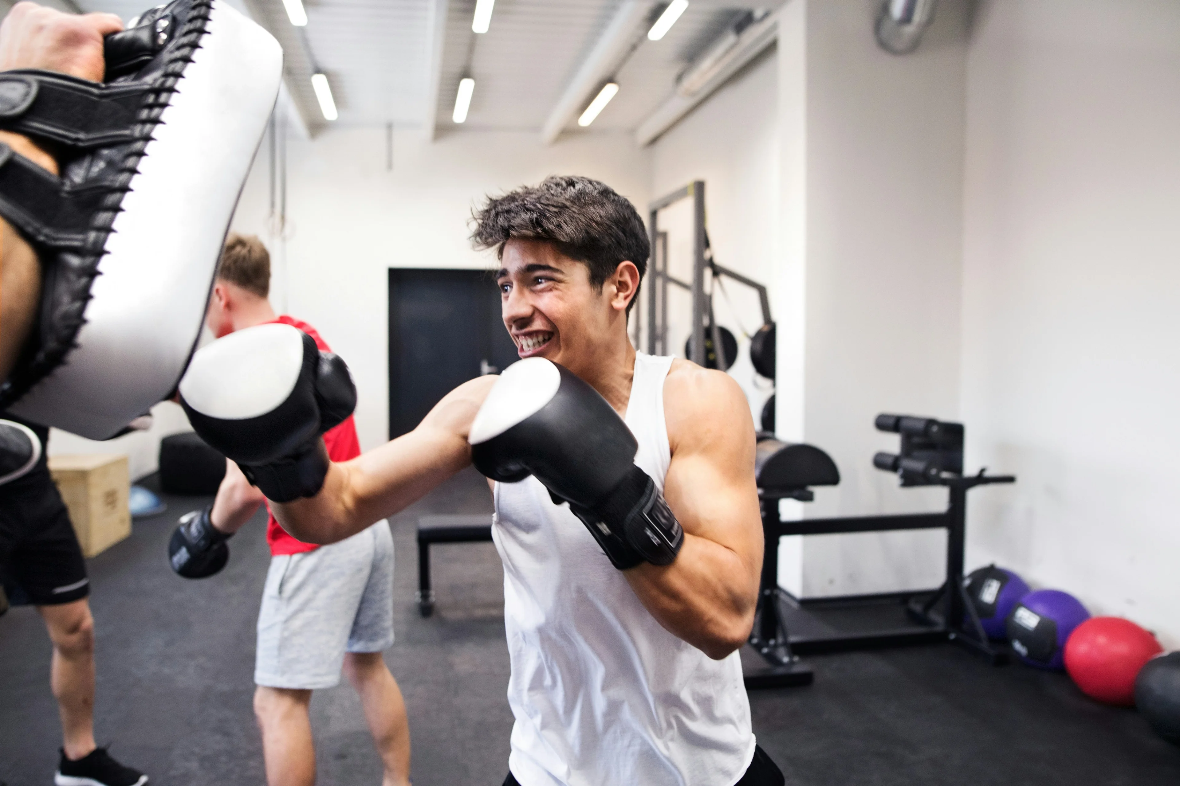 Happy person training