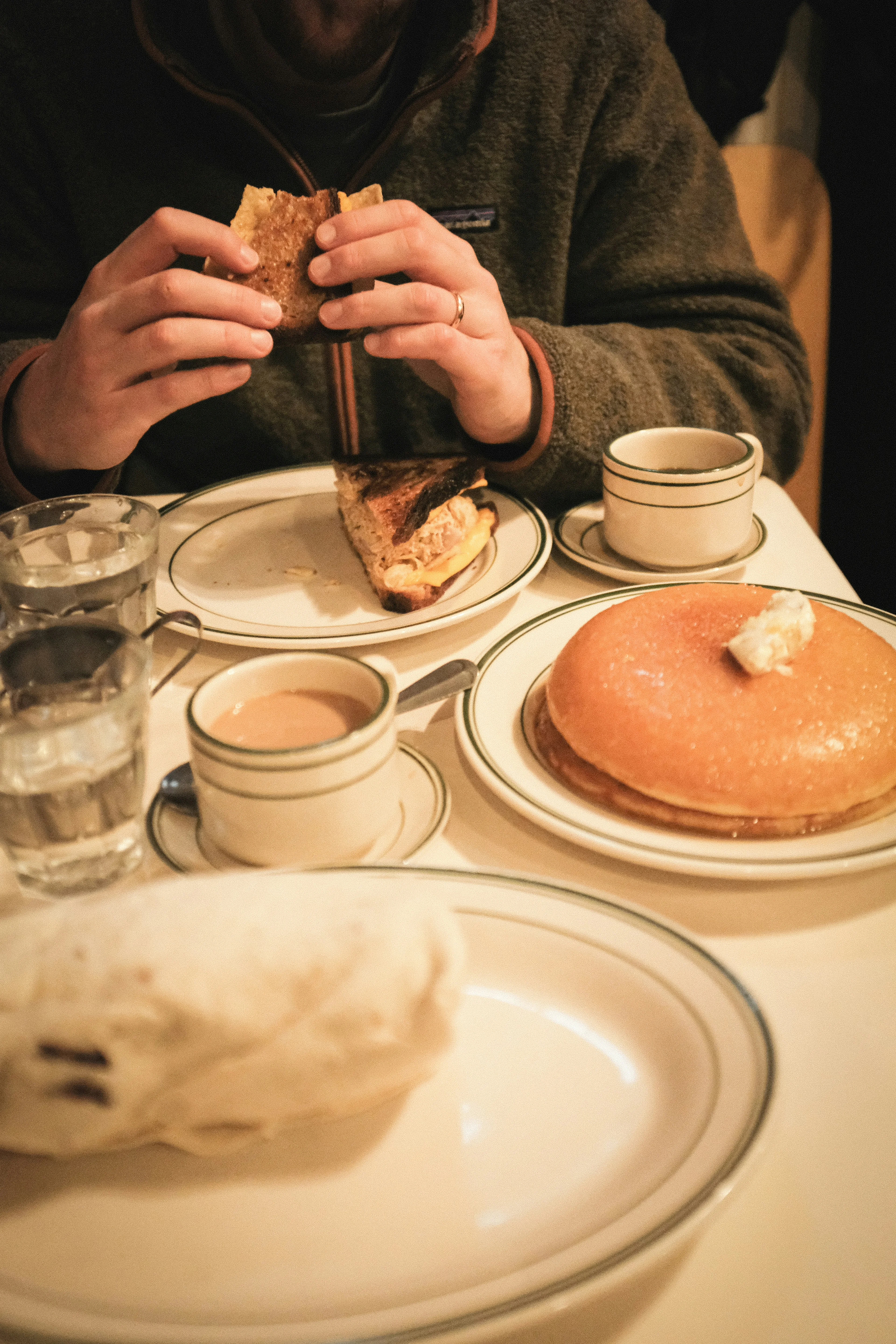 Breakfast table