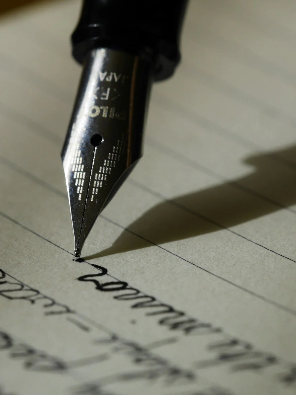 Notebook and pen