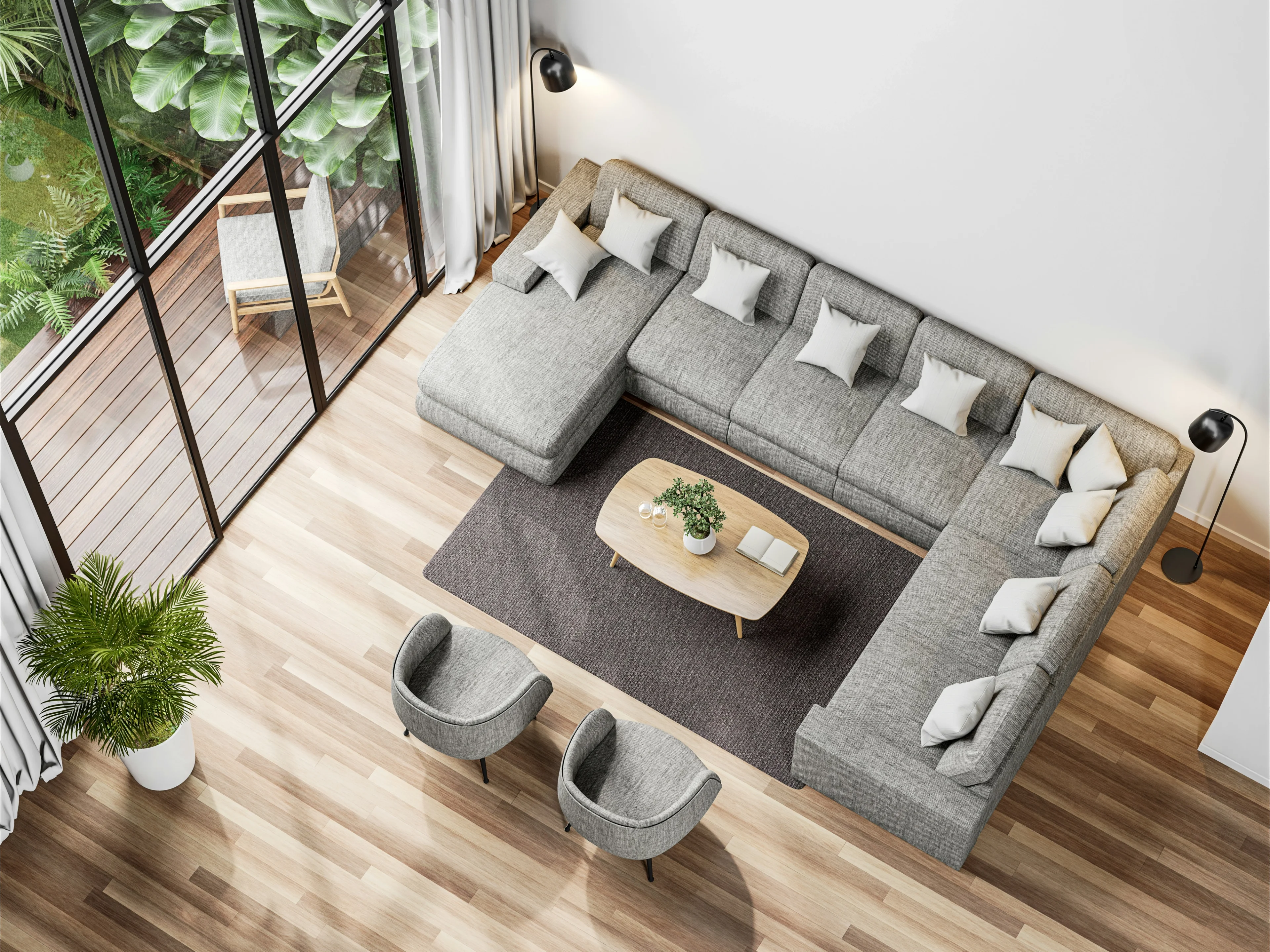 Living room with sofa