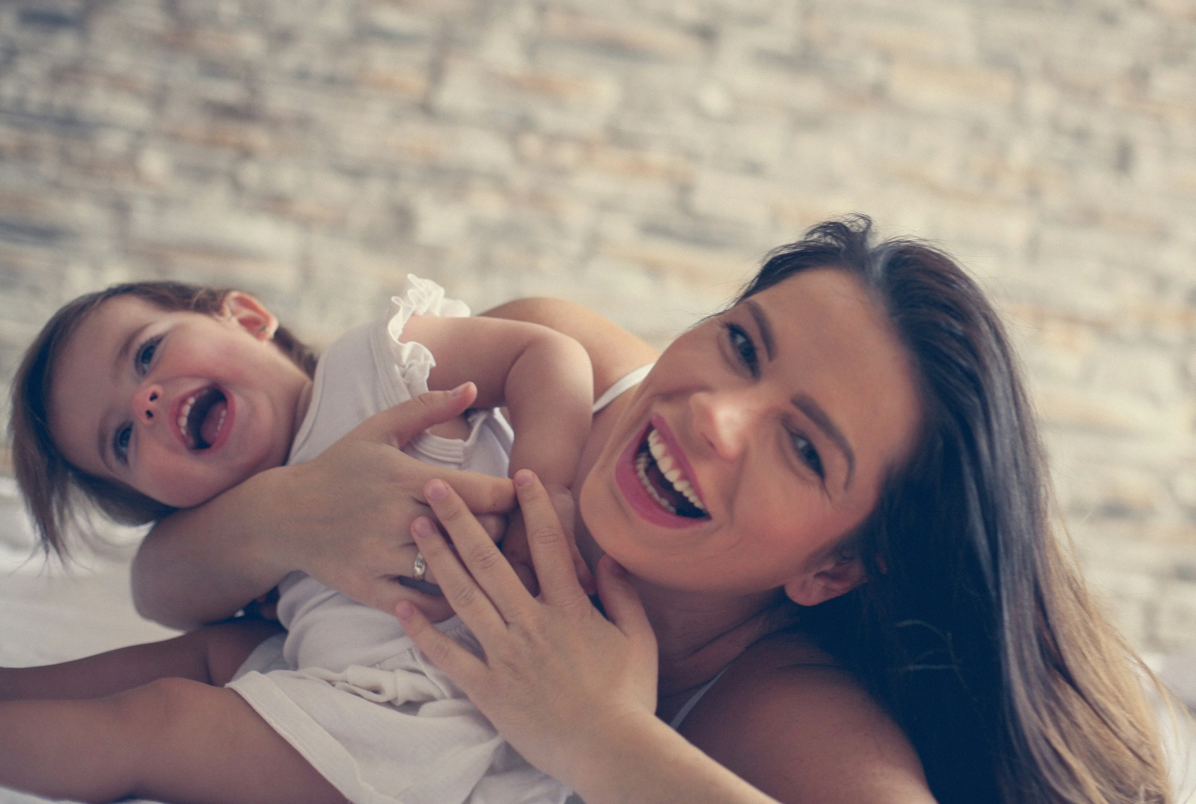 woman with baby