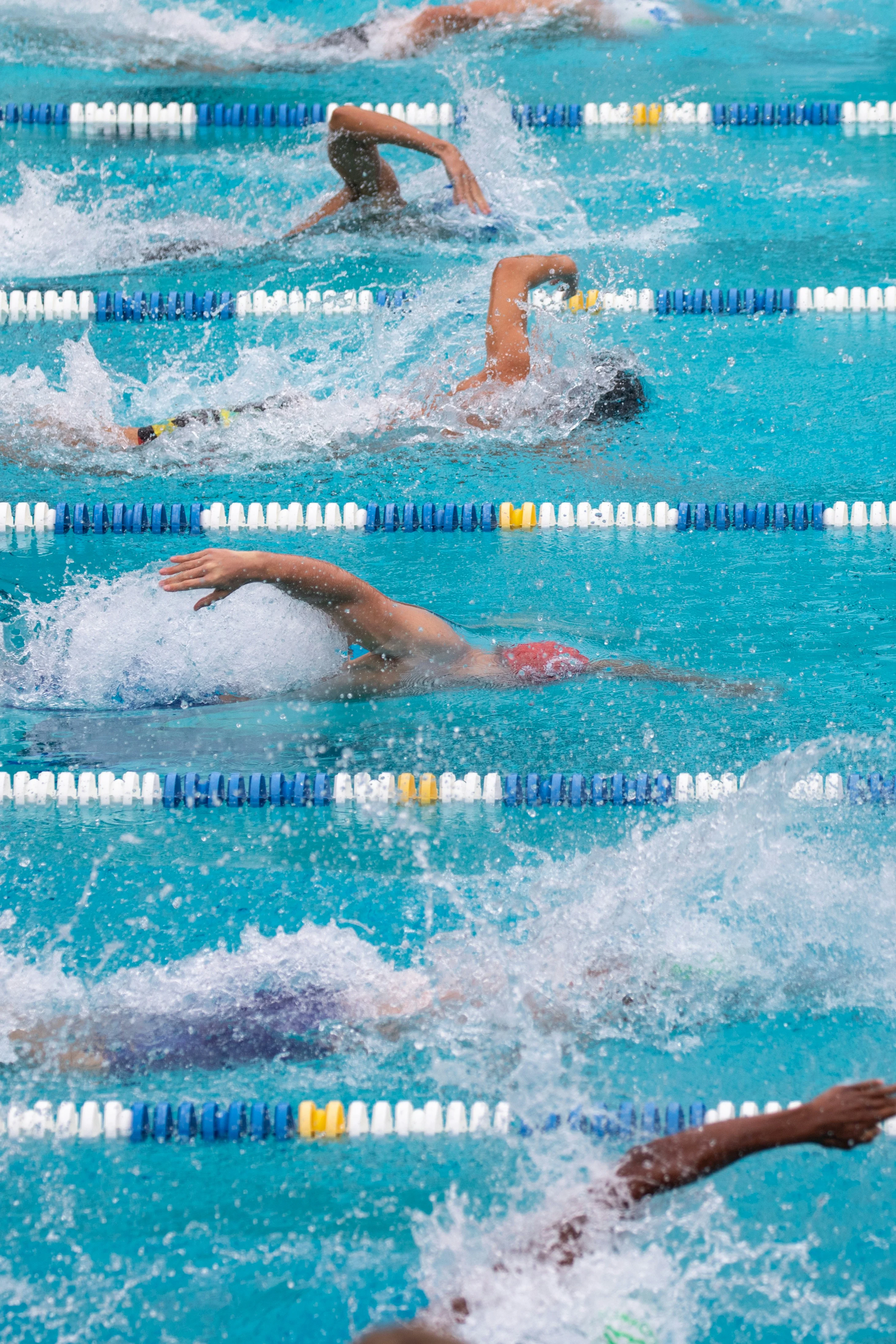 Swimmer in pool