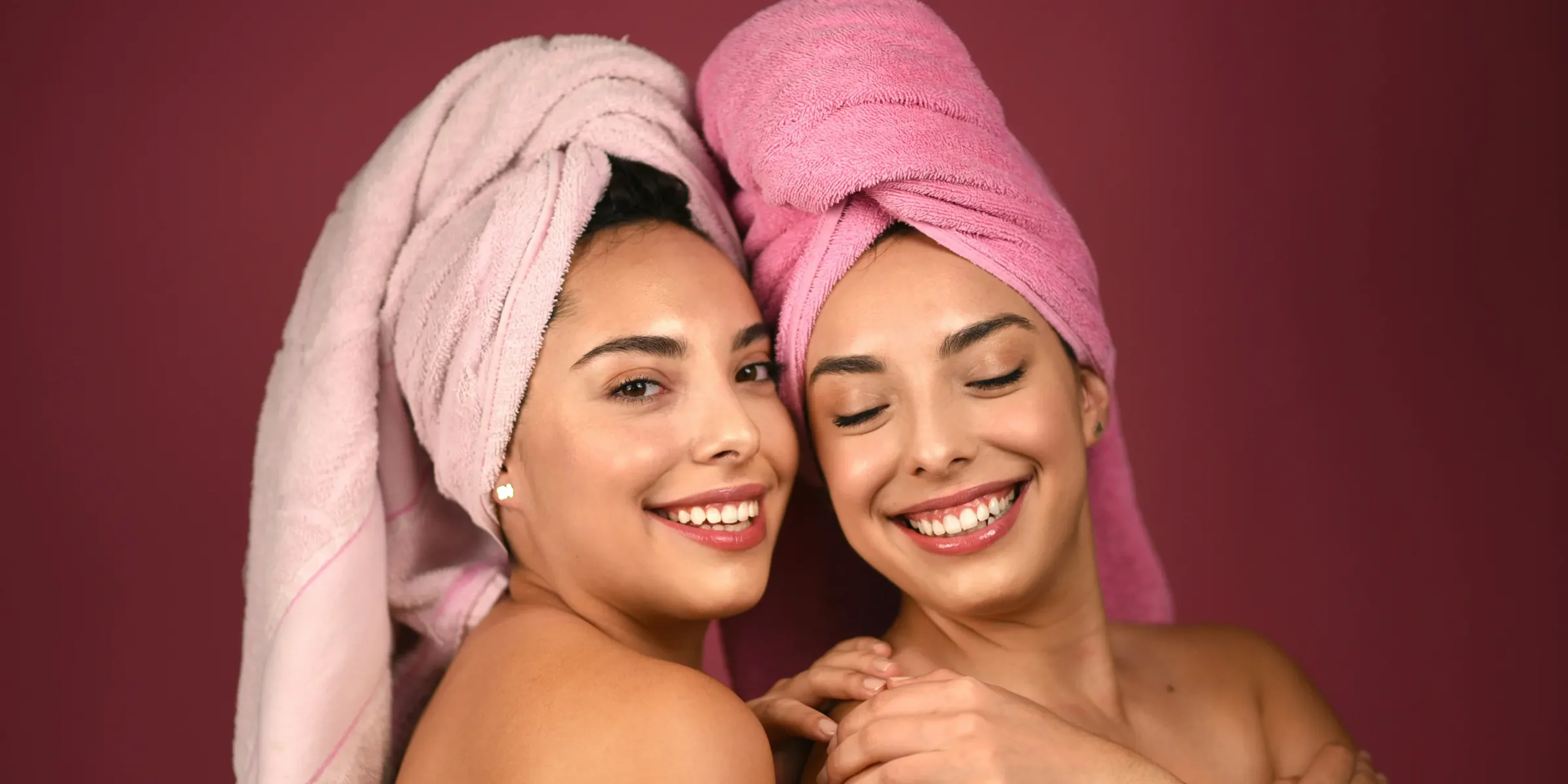 two smiling women