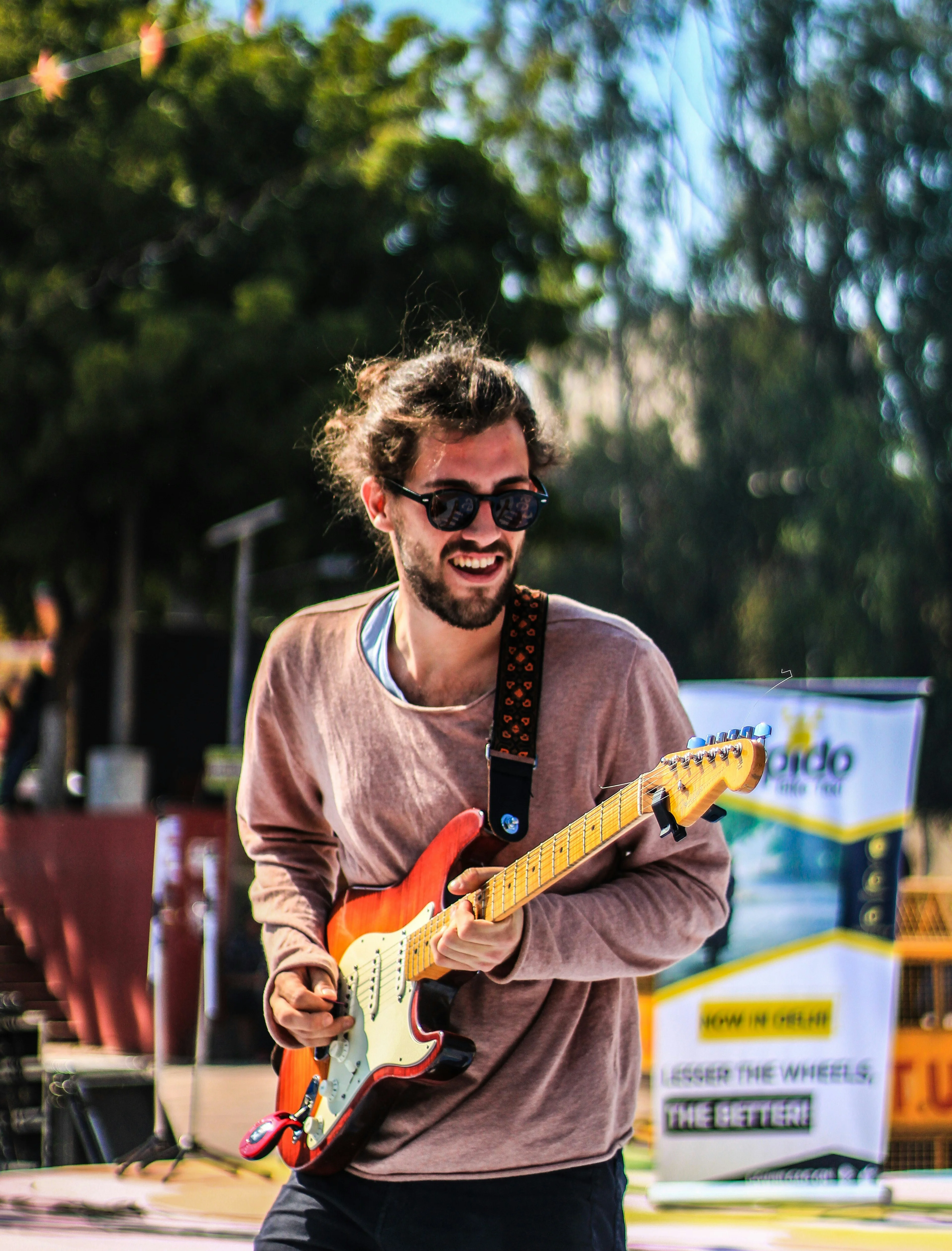 Guitar close-up