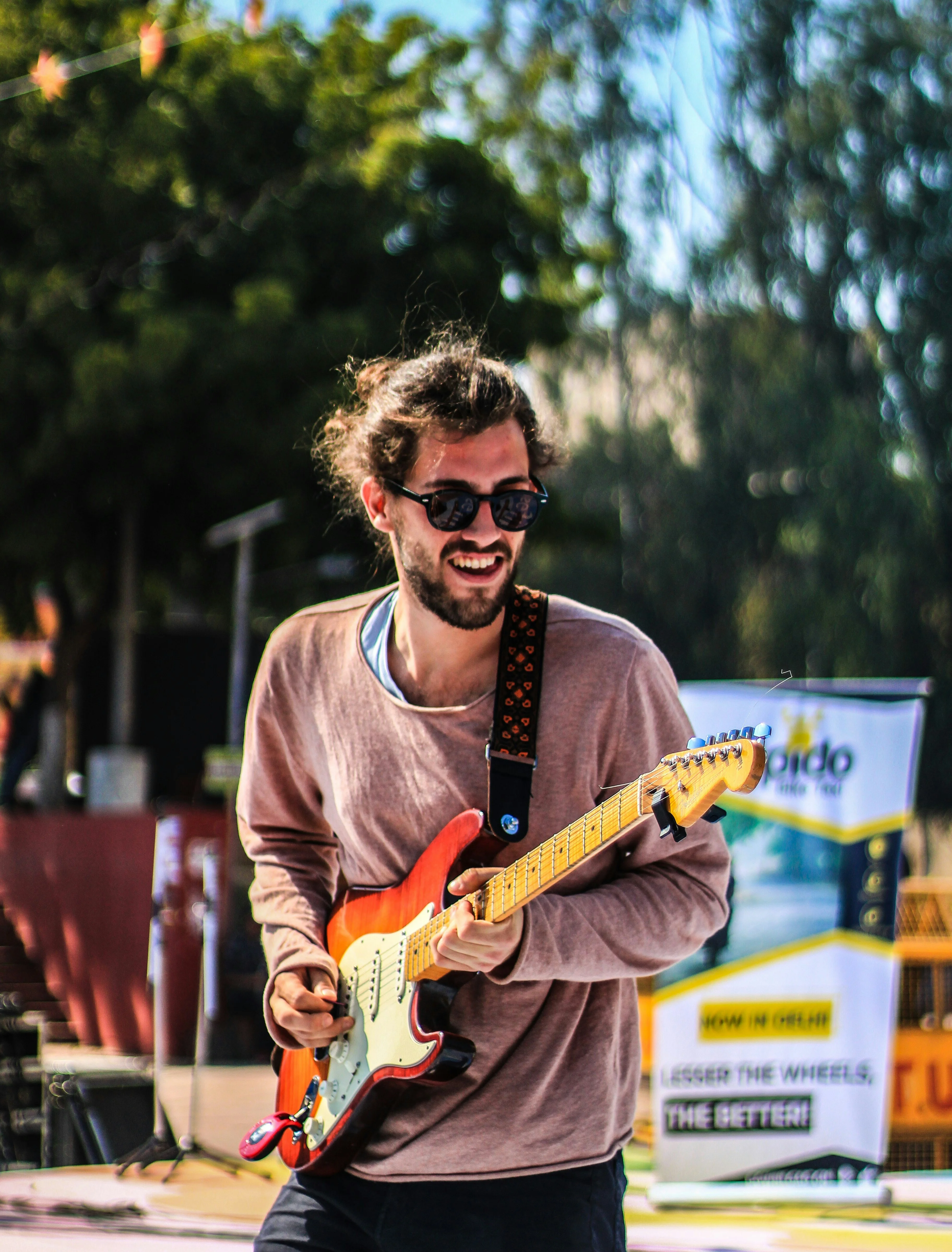 Guitar close-up