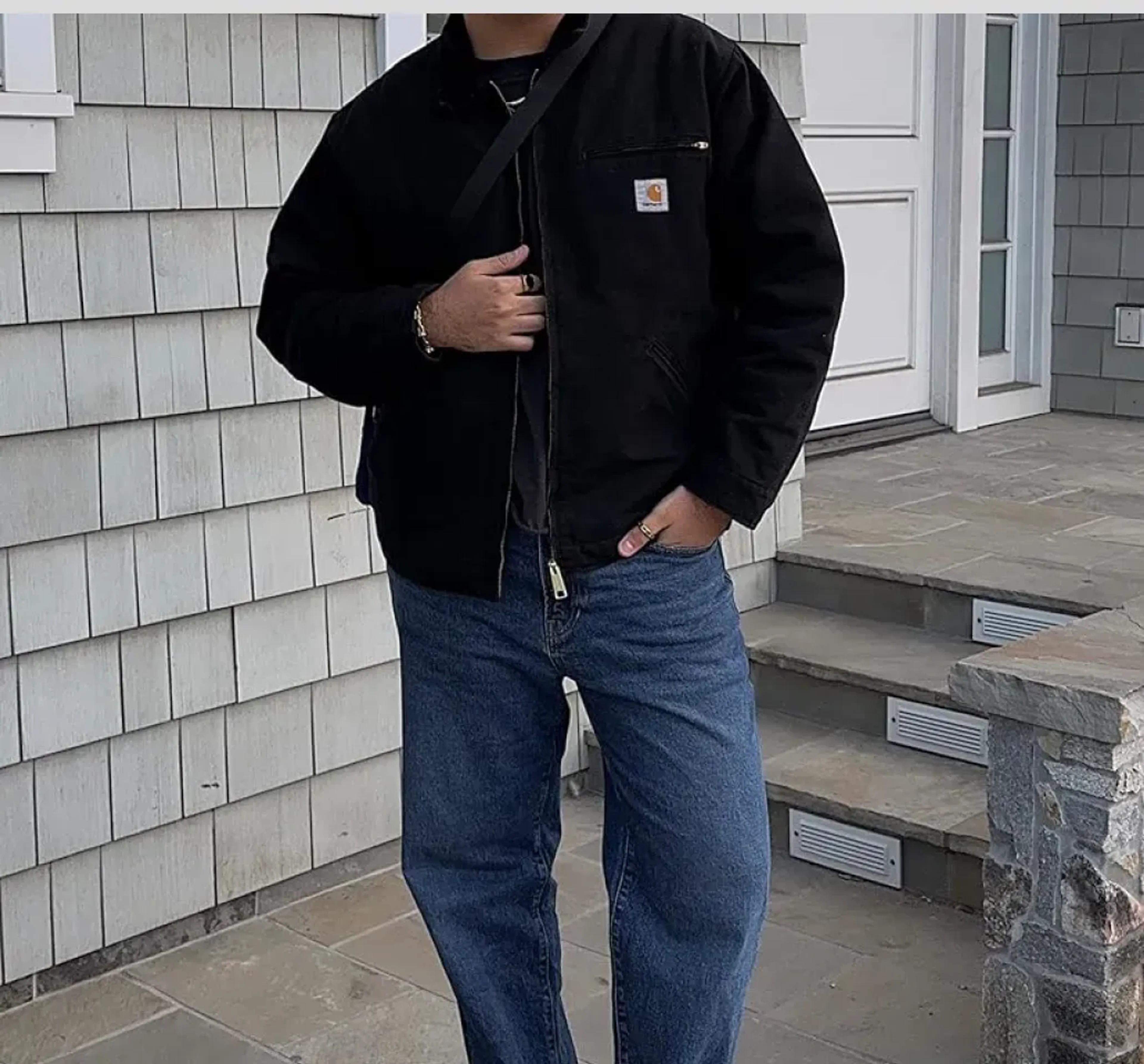 Thrifting imagery featuring Vintage Carhartt