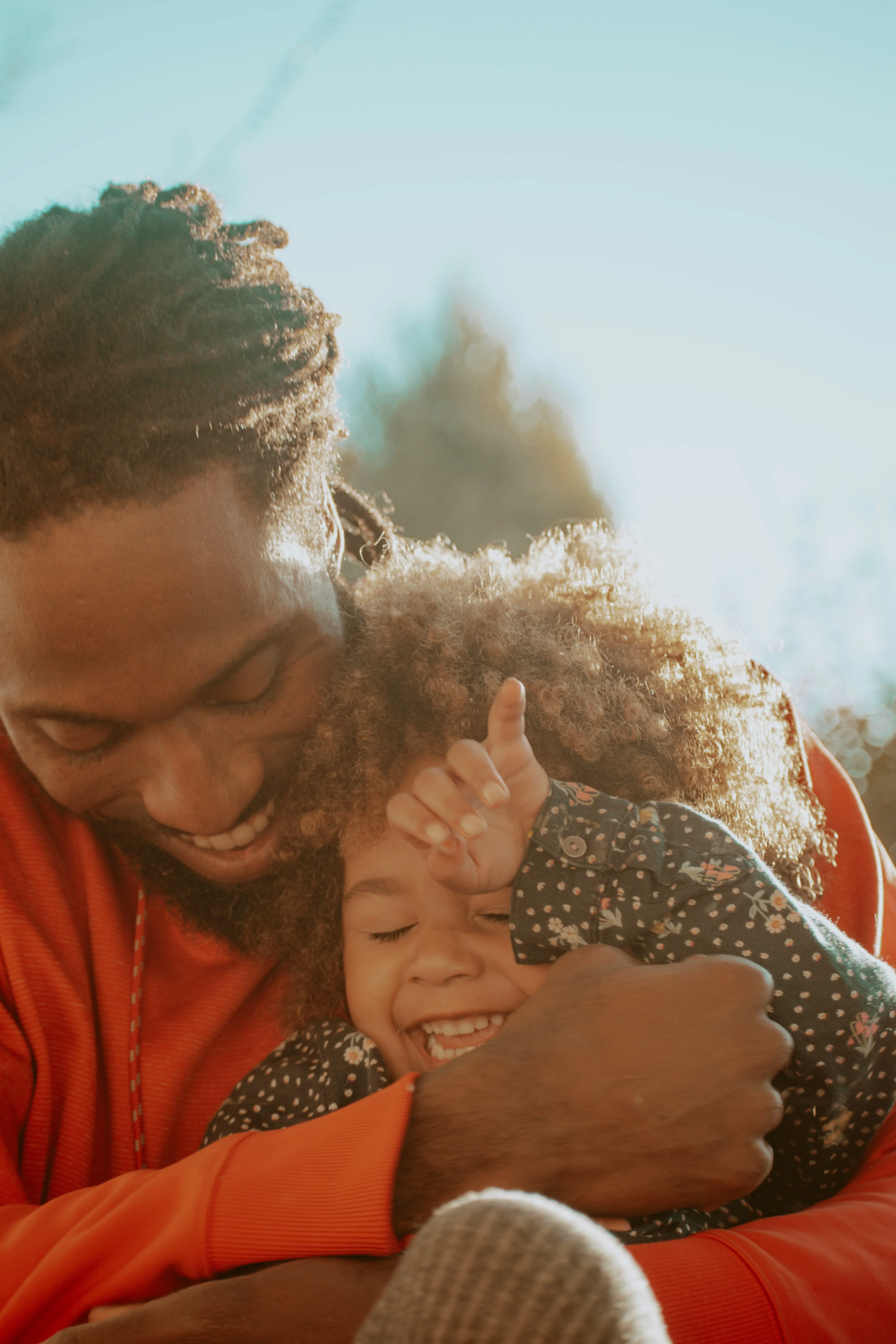 Happy parent with baby