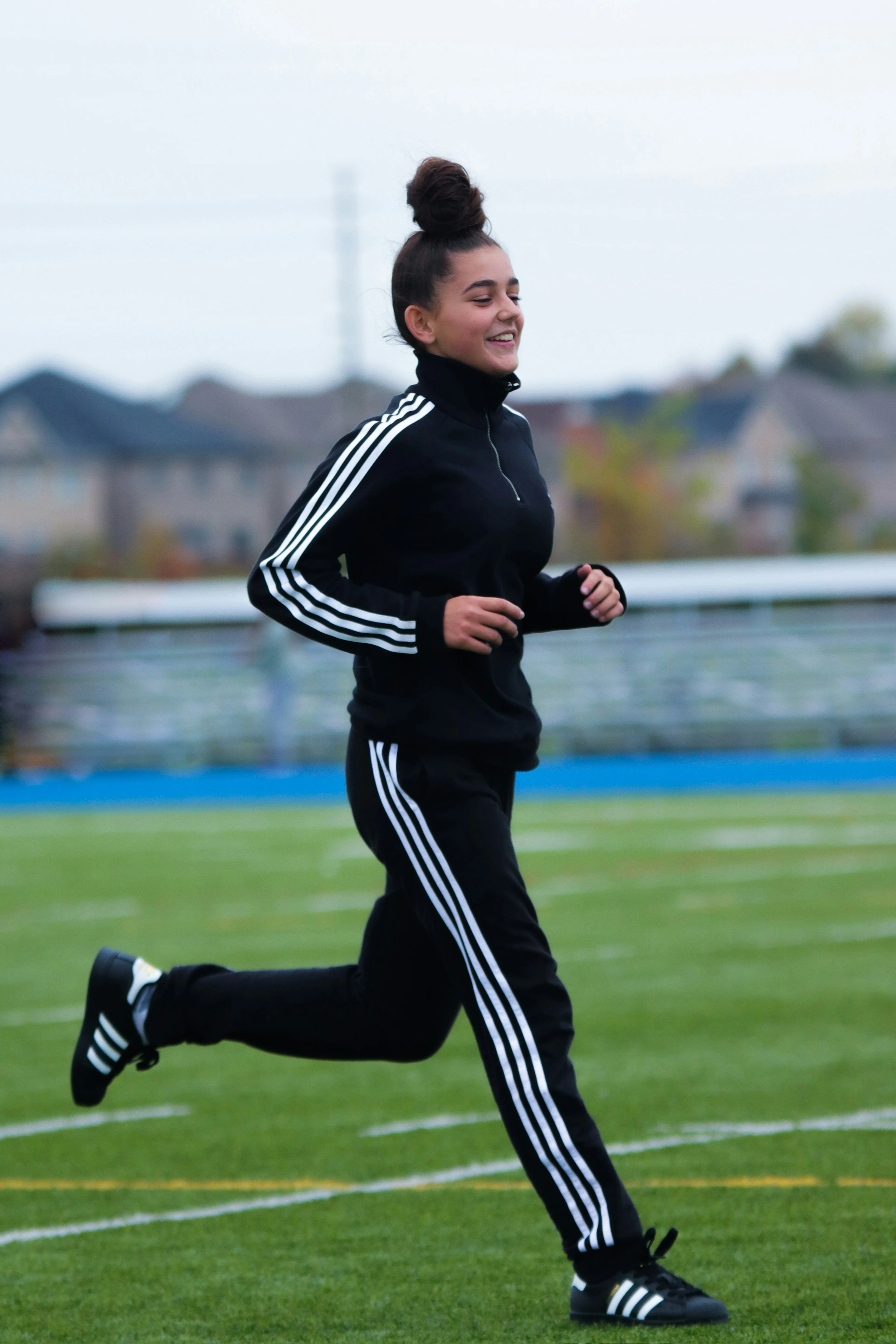 woman wearing adidas