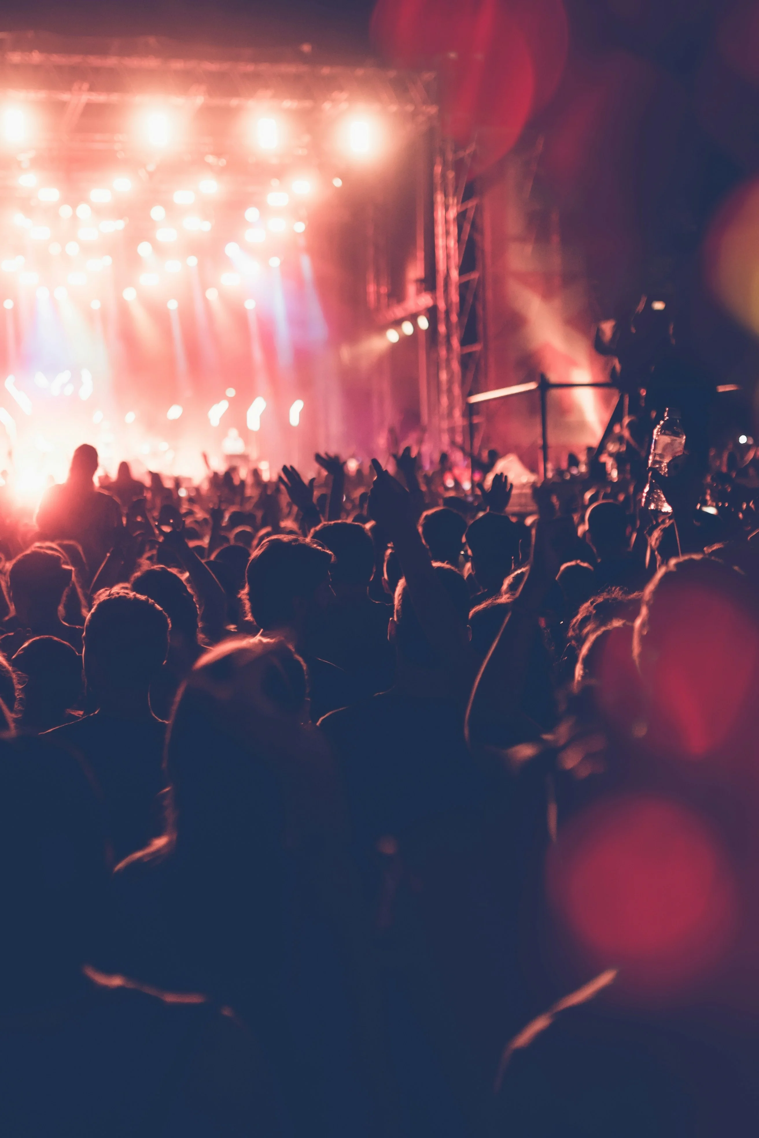 Concert stage lights