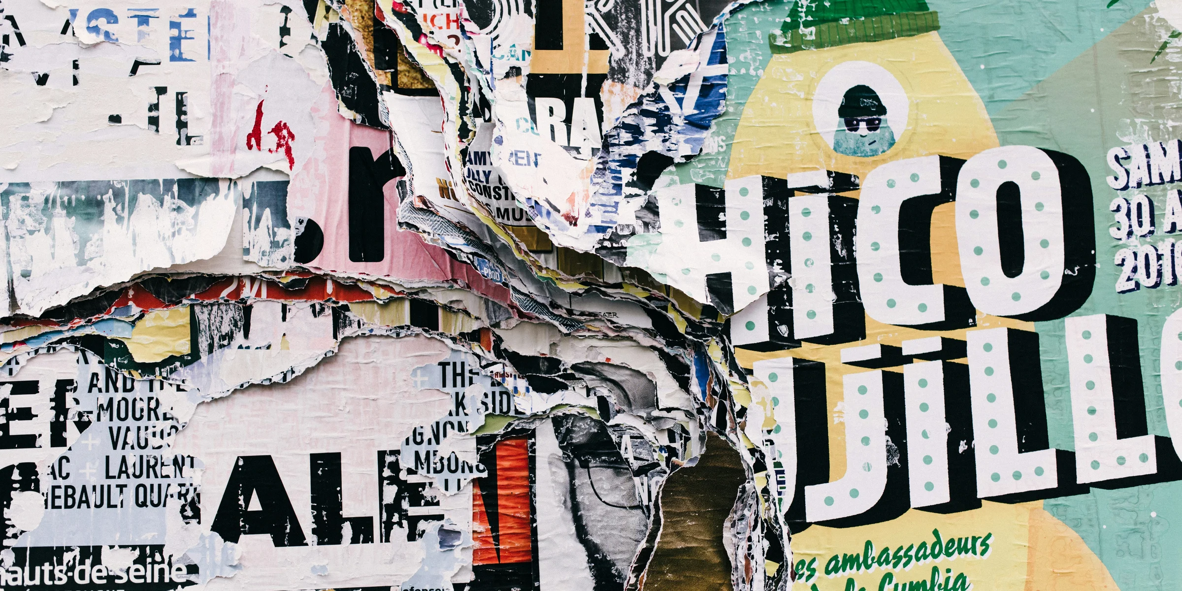closeup photo of torn papers.