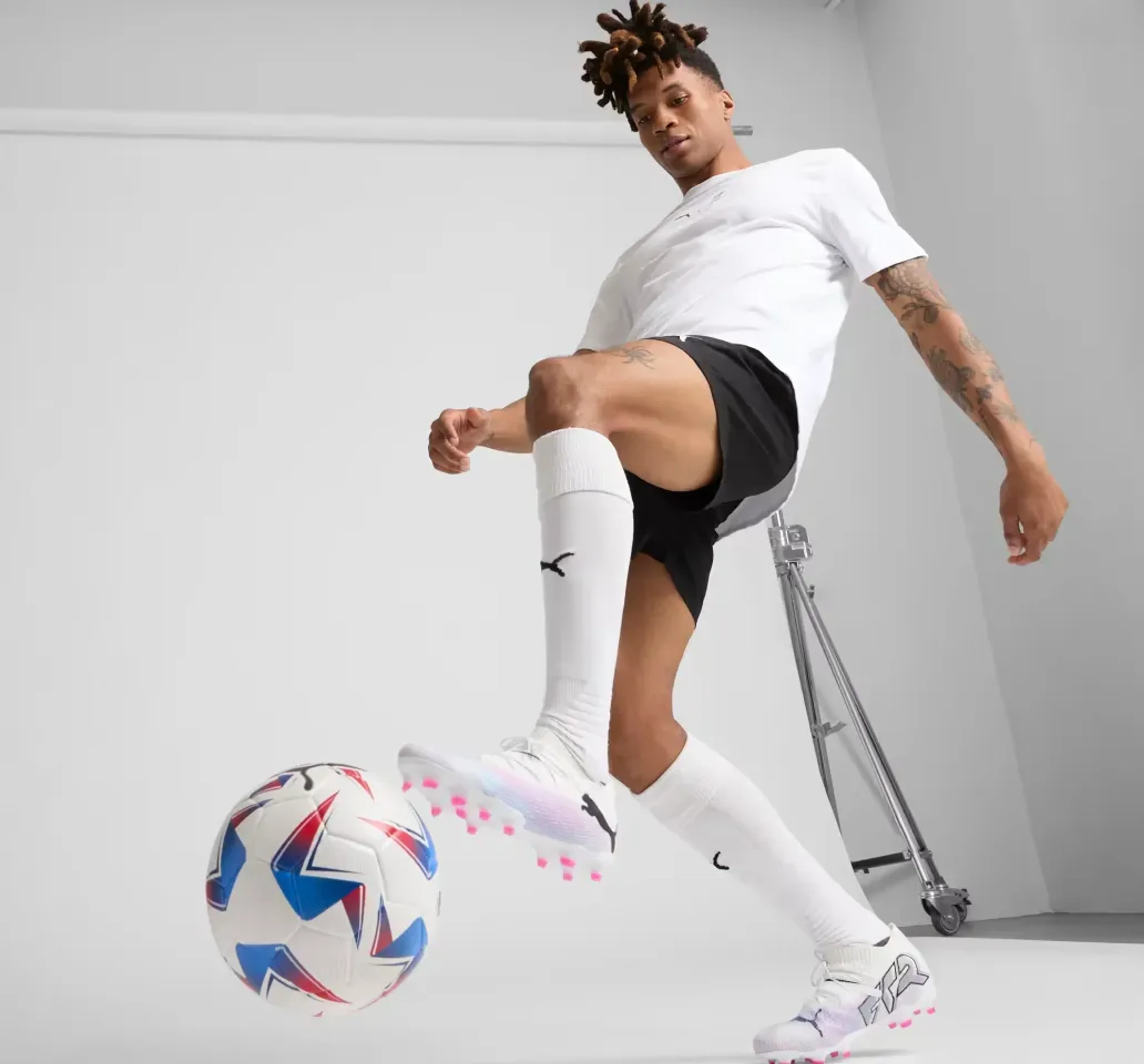 Soccer imagery featuring PUMA Cumbre CONMEBOL Copa América 