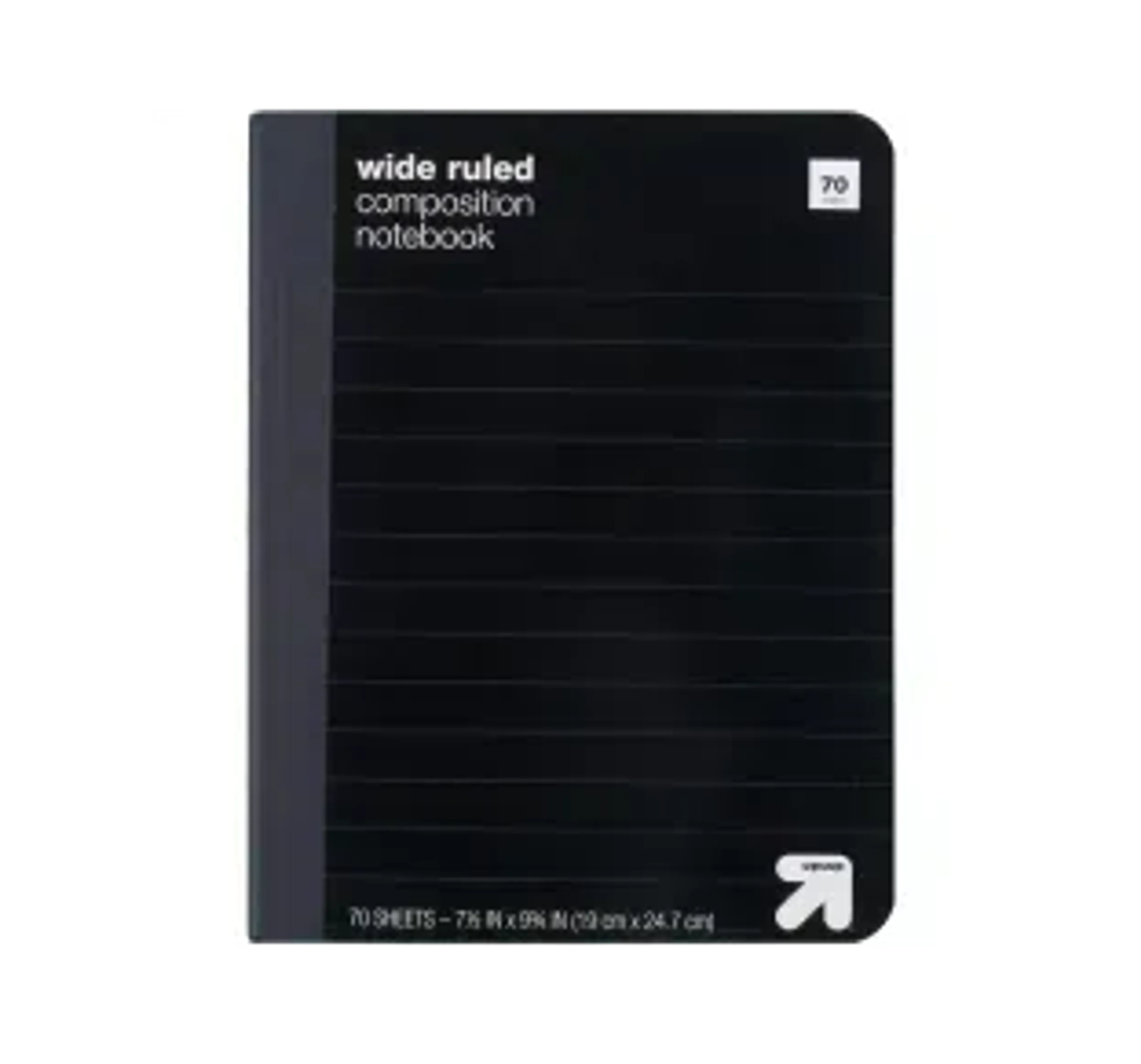 Picture of the product: Wide Ruled Composition Notebook