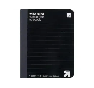 Picture of the product: Wide Ruled Composition Notebook