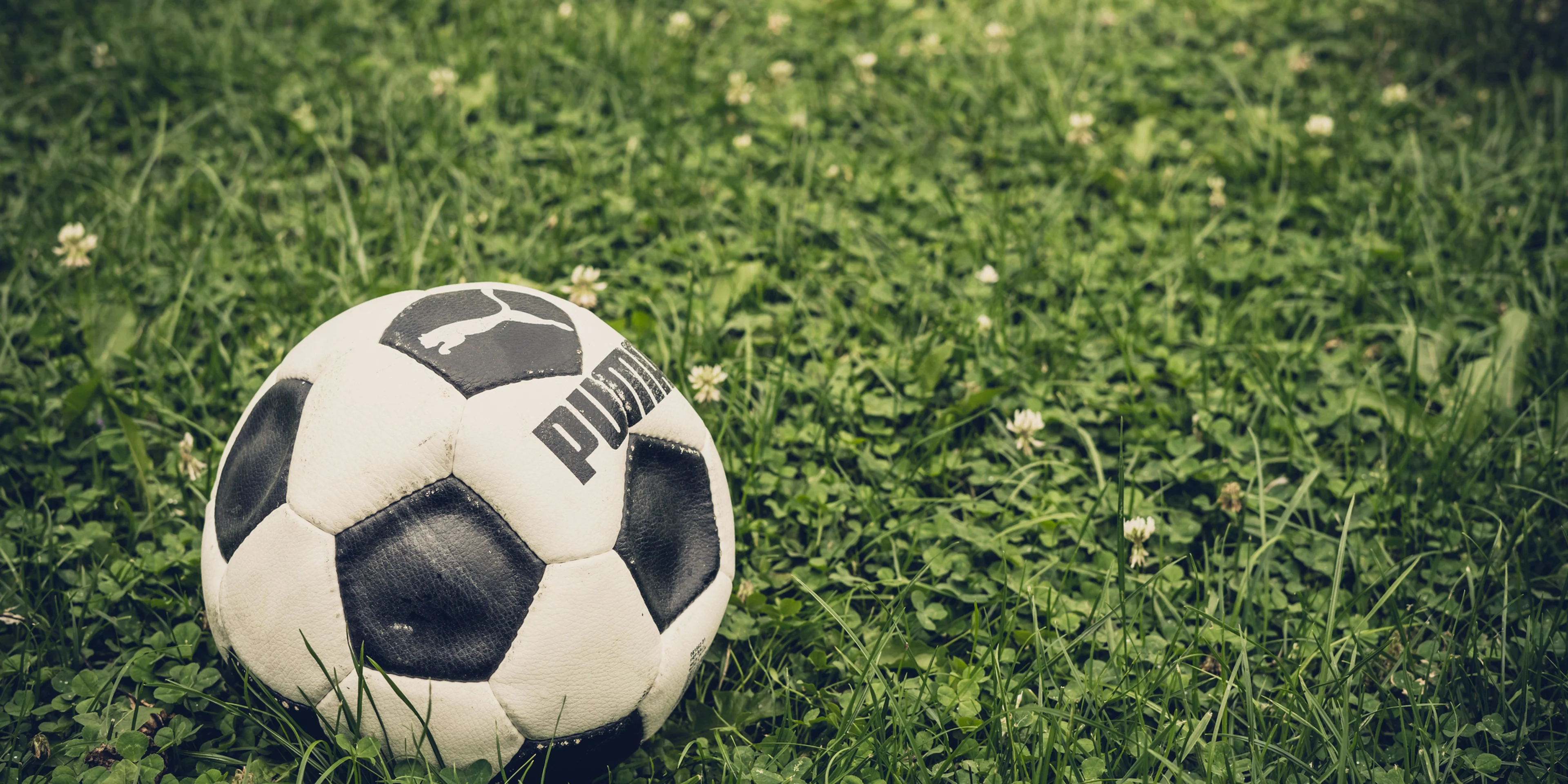 white and black Puma soccer ball