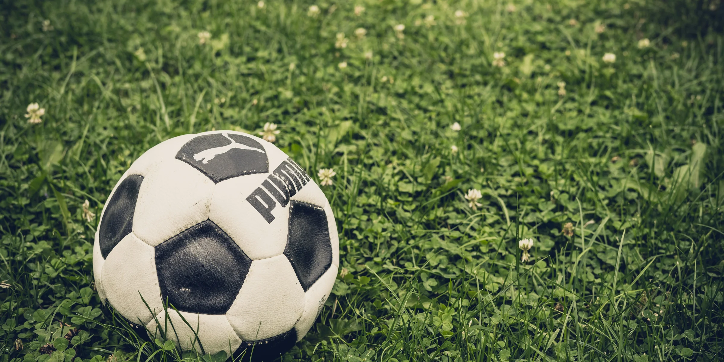 white and black Puma soccer ball
