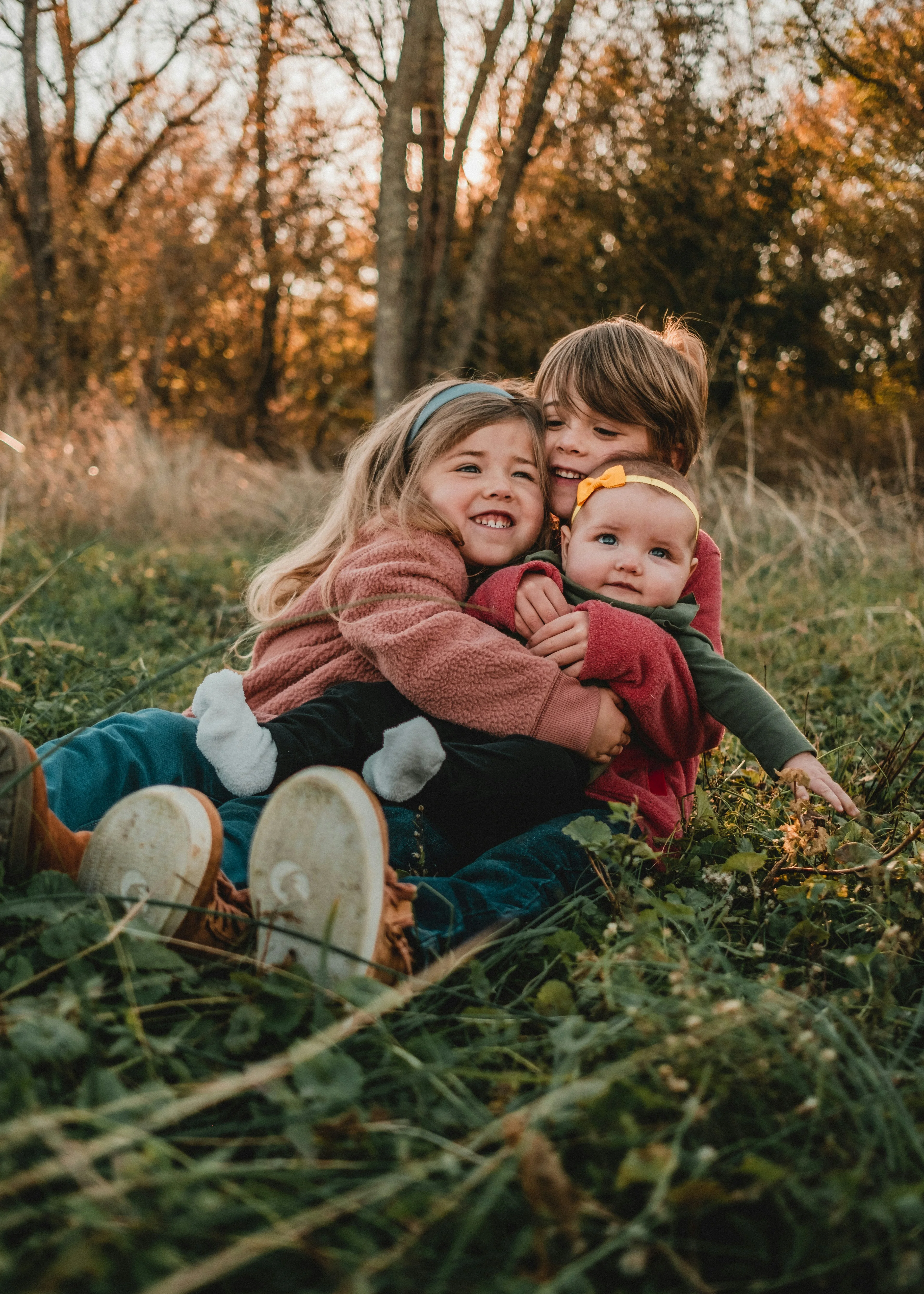 Kids playing outside