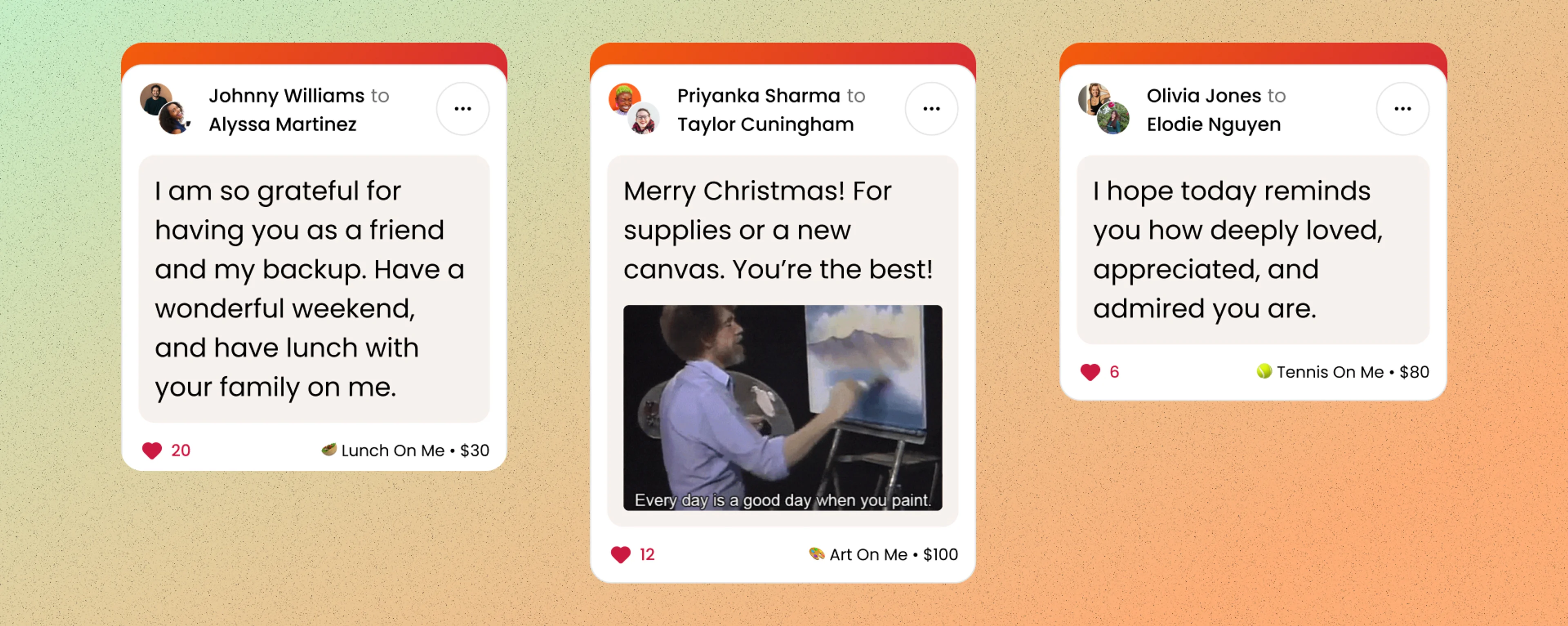 Gift Cards Just Got a Social Life: Introducing Social Gifting with On Me