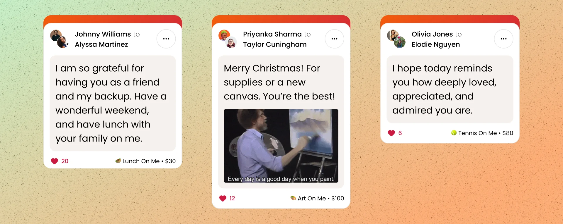 Gift Cards Just Got a Social Life: Introducing Social Gifting with On Me