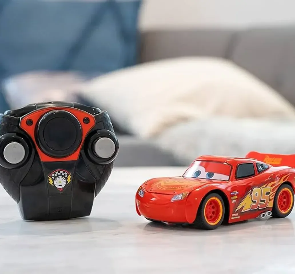 Toys imagery featuring Lightning McQueen R/C Car