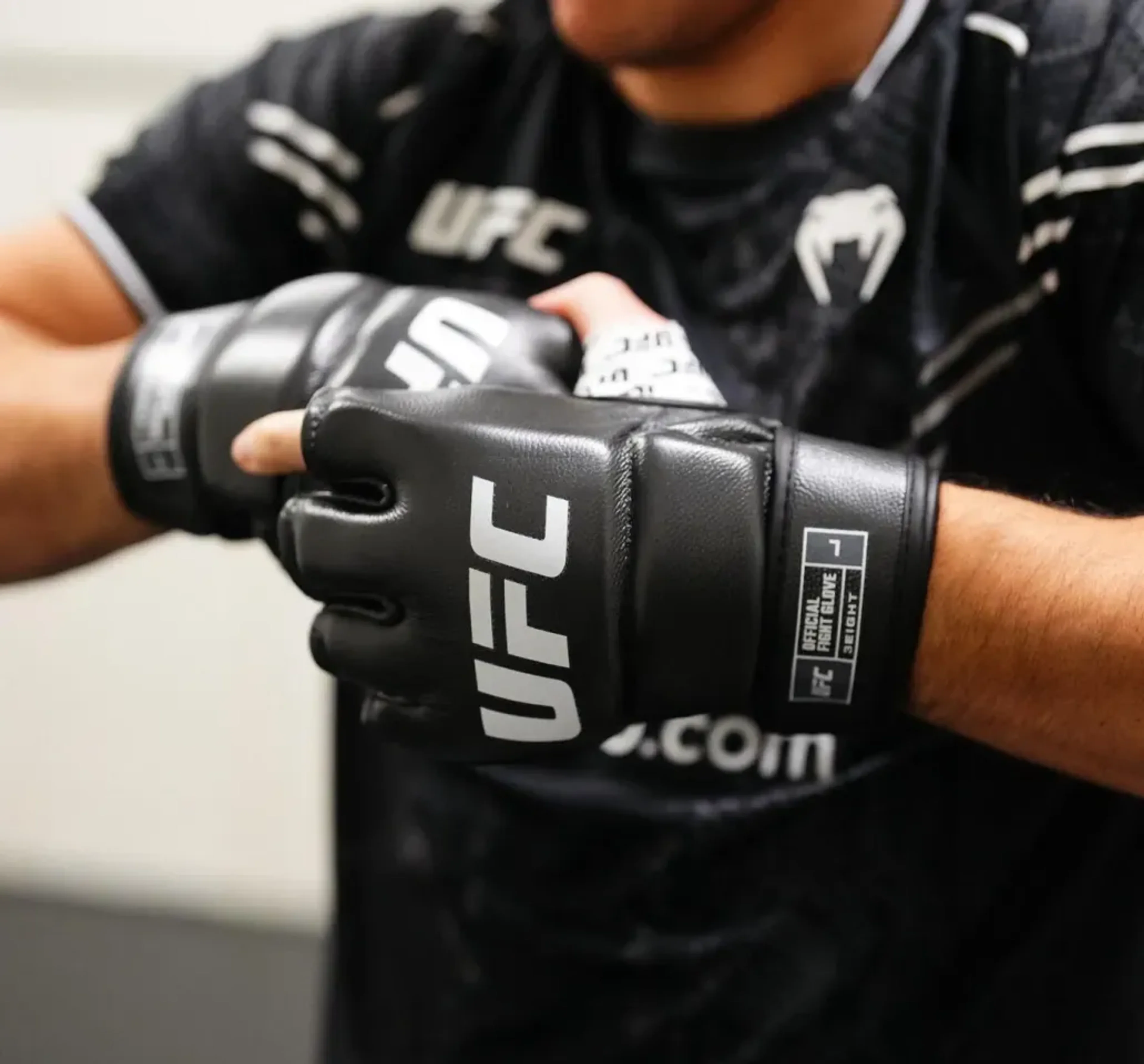 Martial arts imagery featuring 3Eight Fight Glove