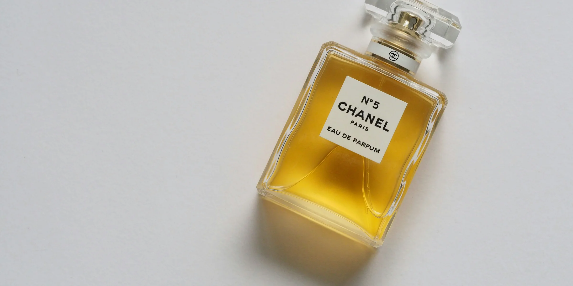 Chanel N5 fragrance bottle