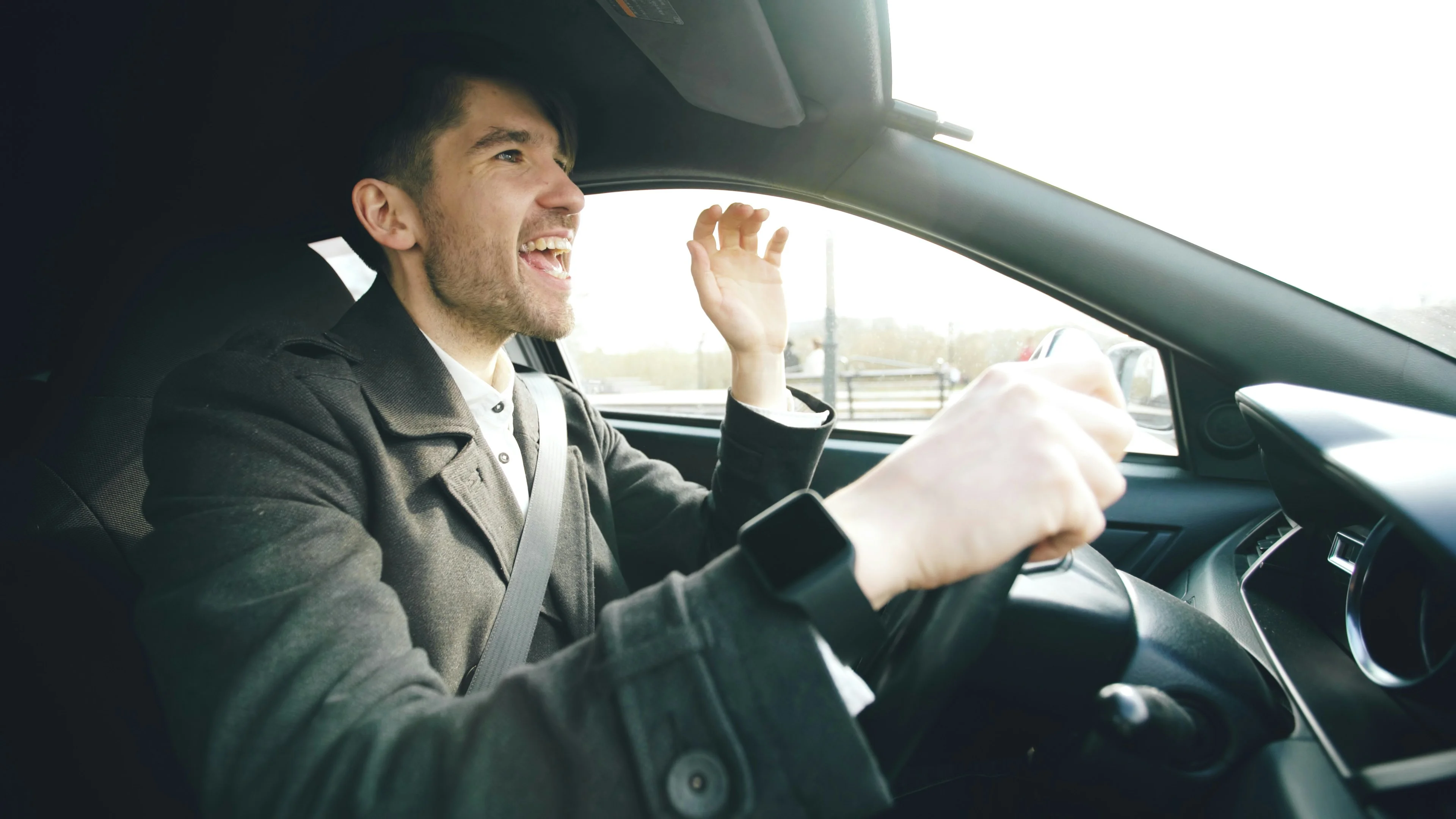 person driving