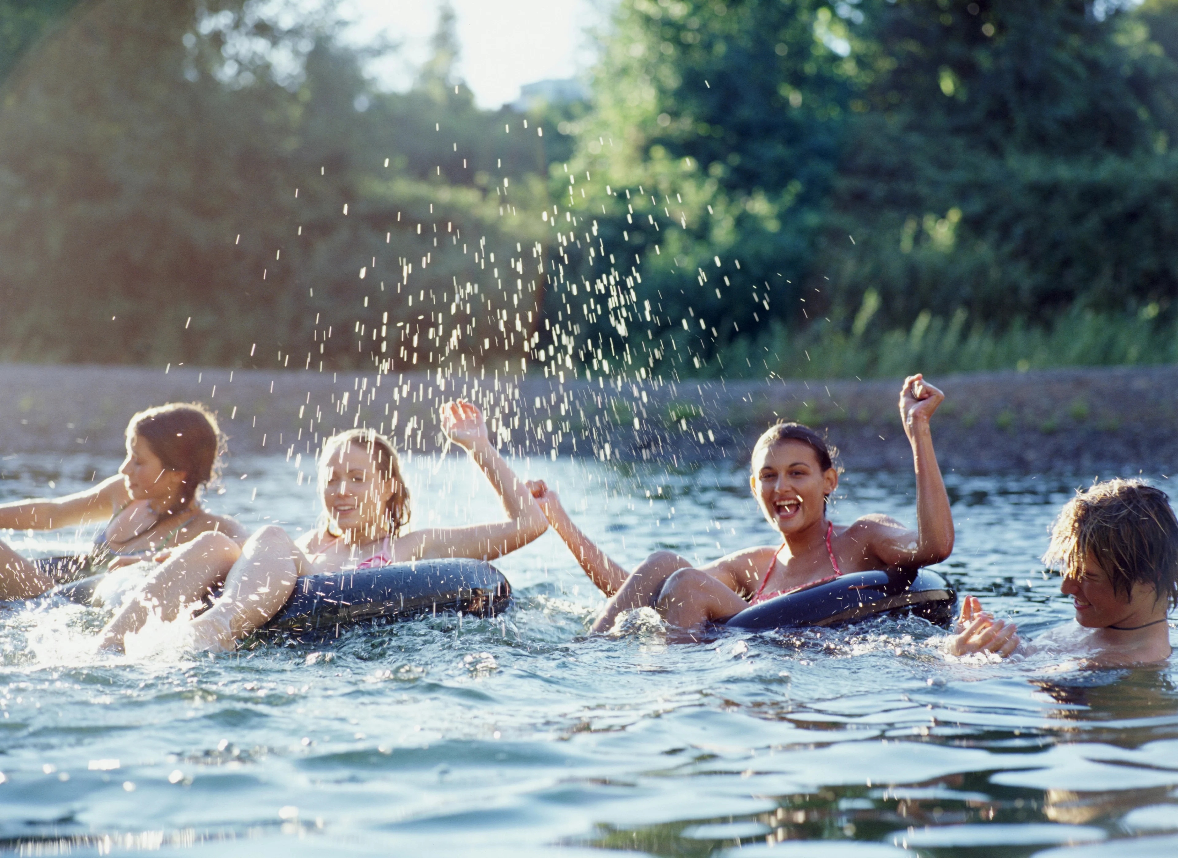 people tubing