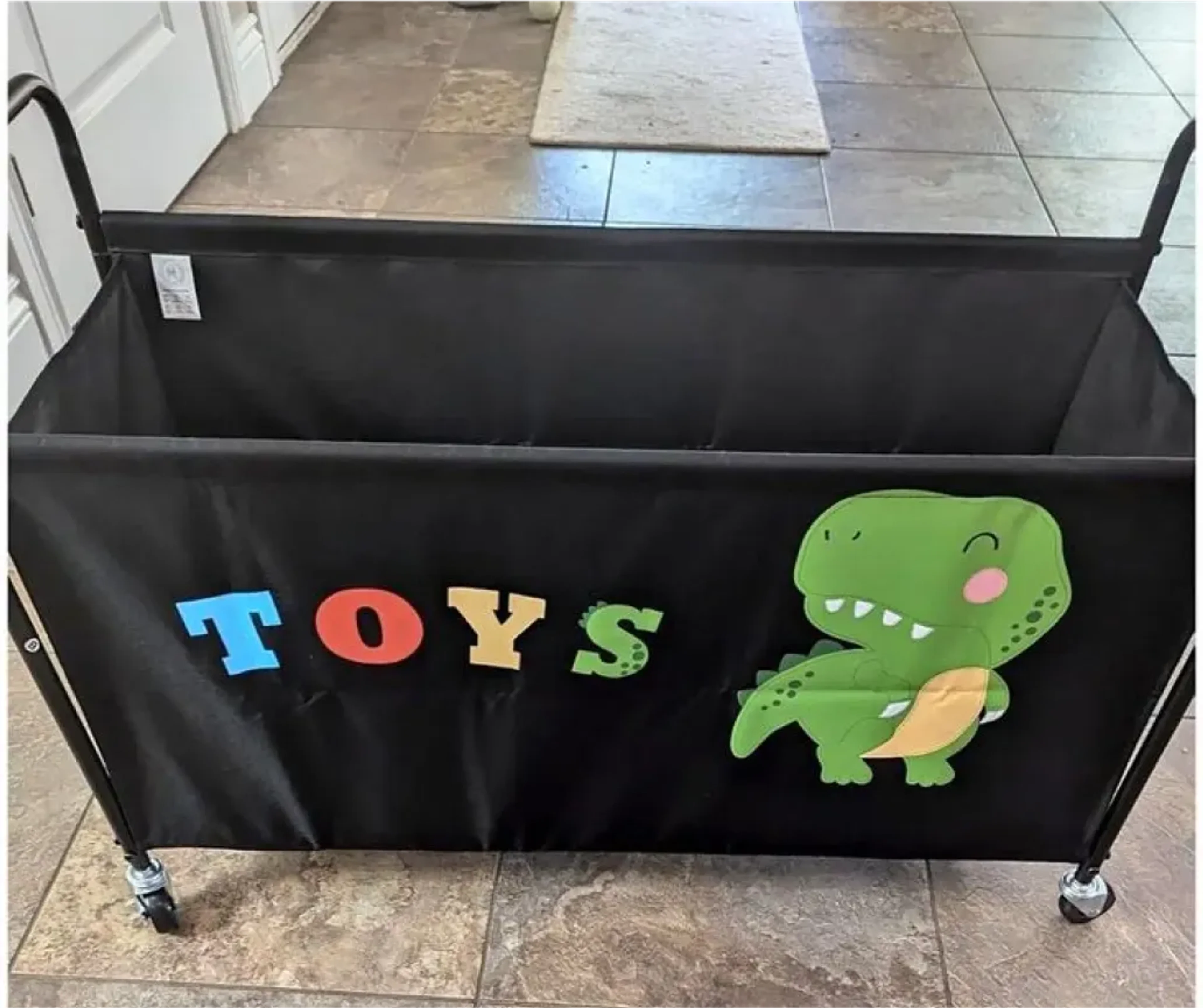 Image of an excited Toys On Me gift card recipient. Their thank you note is below.