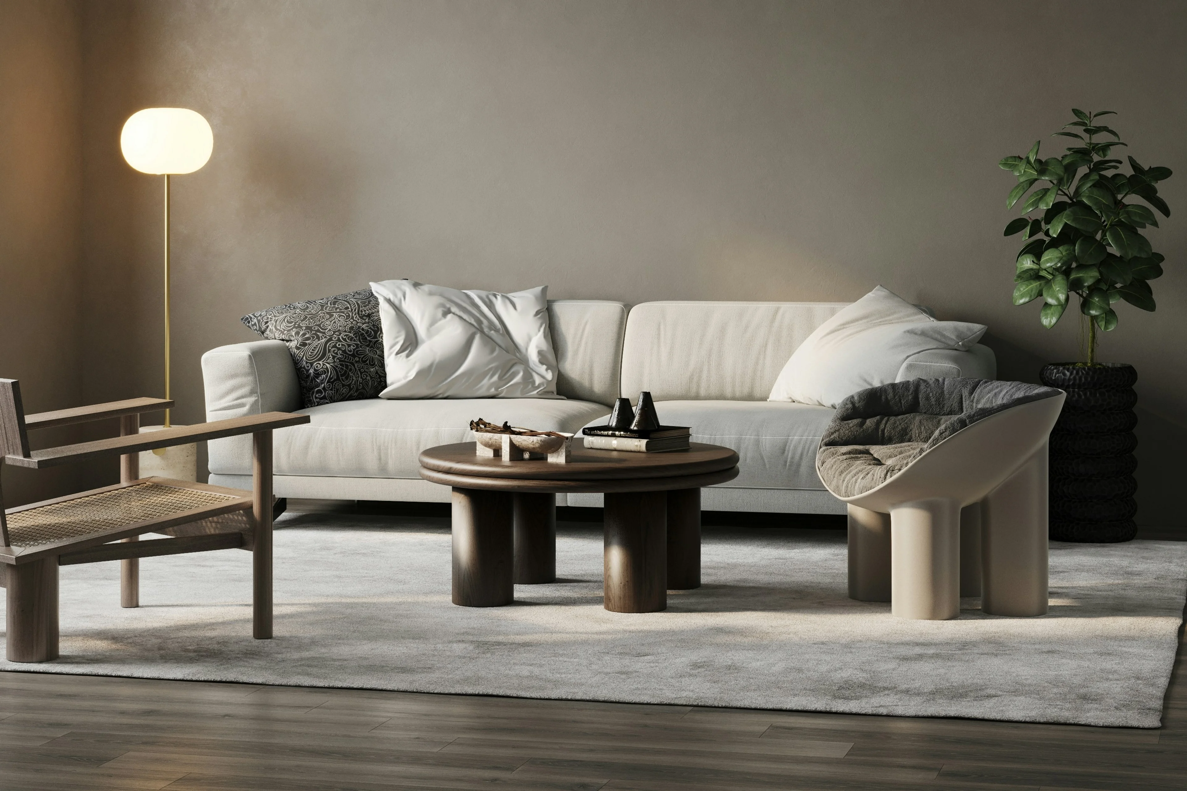 Decor and plant