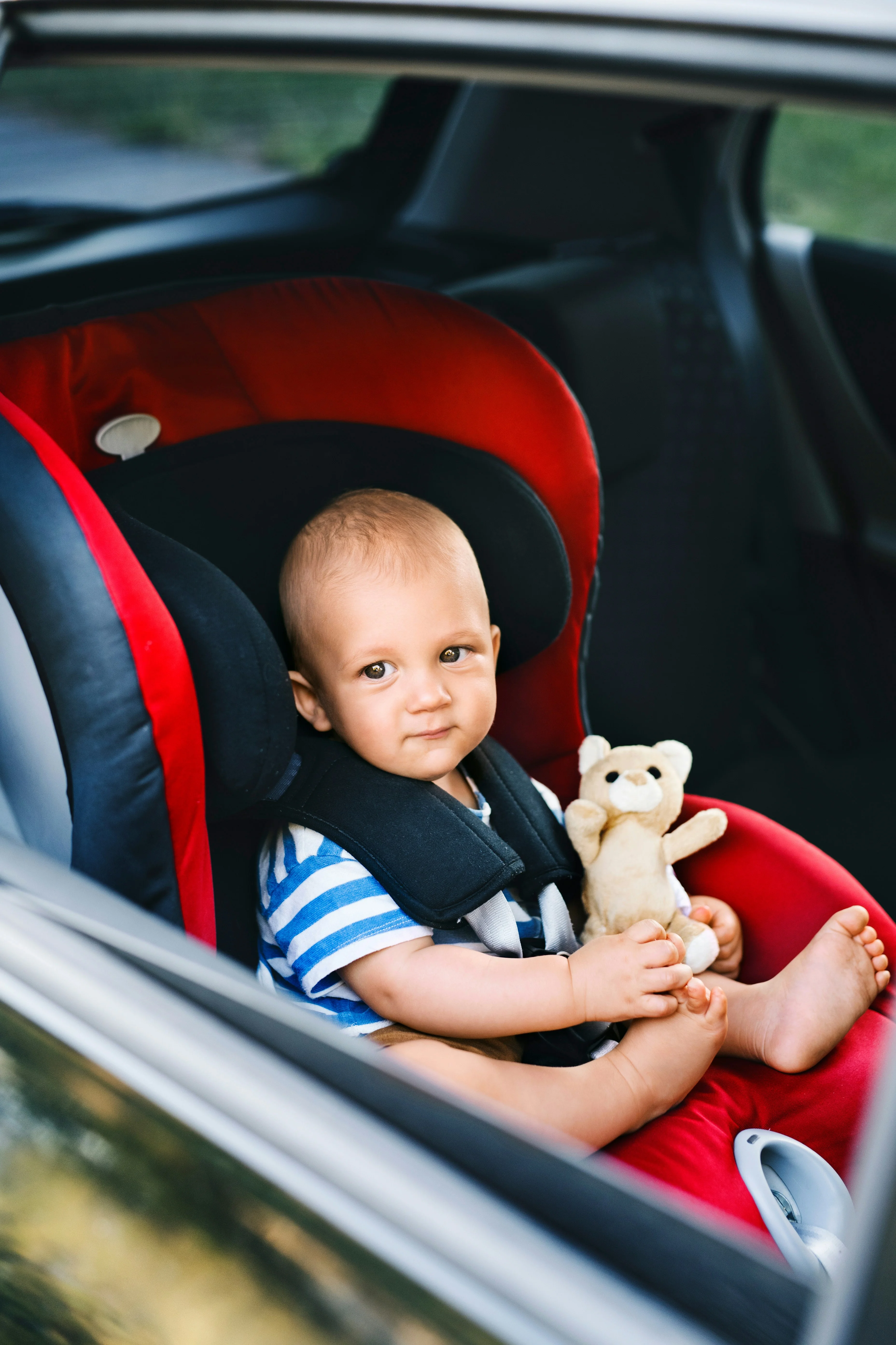 Baby in car seat