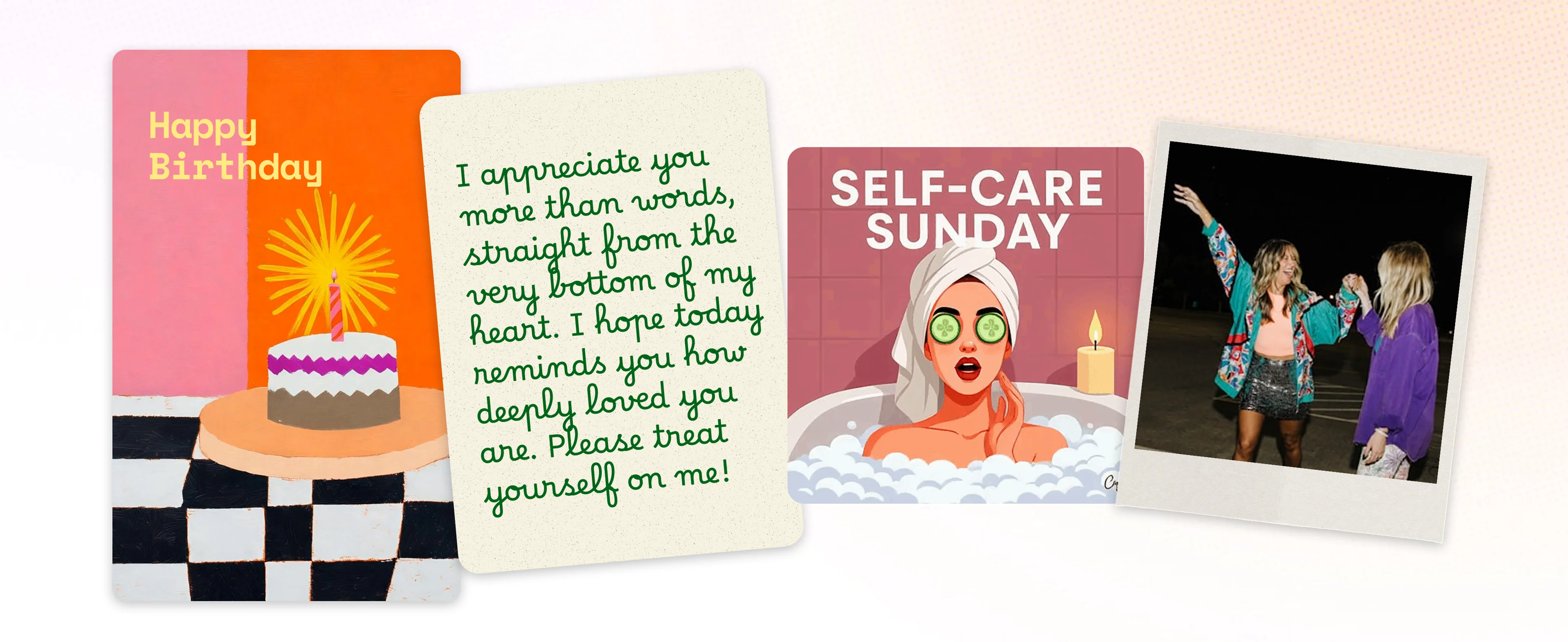 example On Me gift note