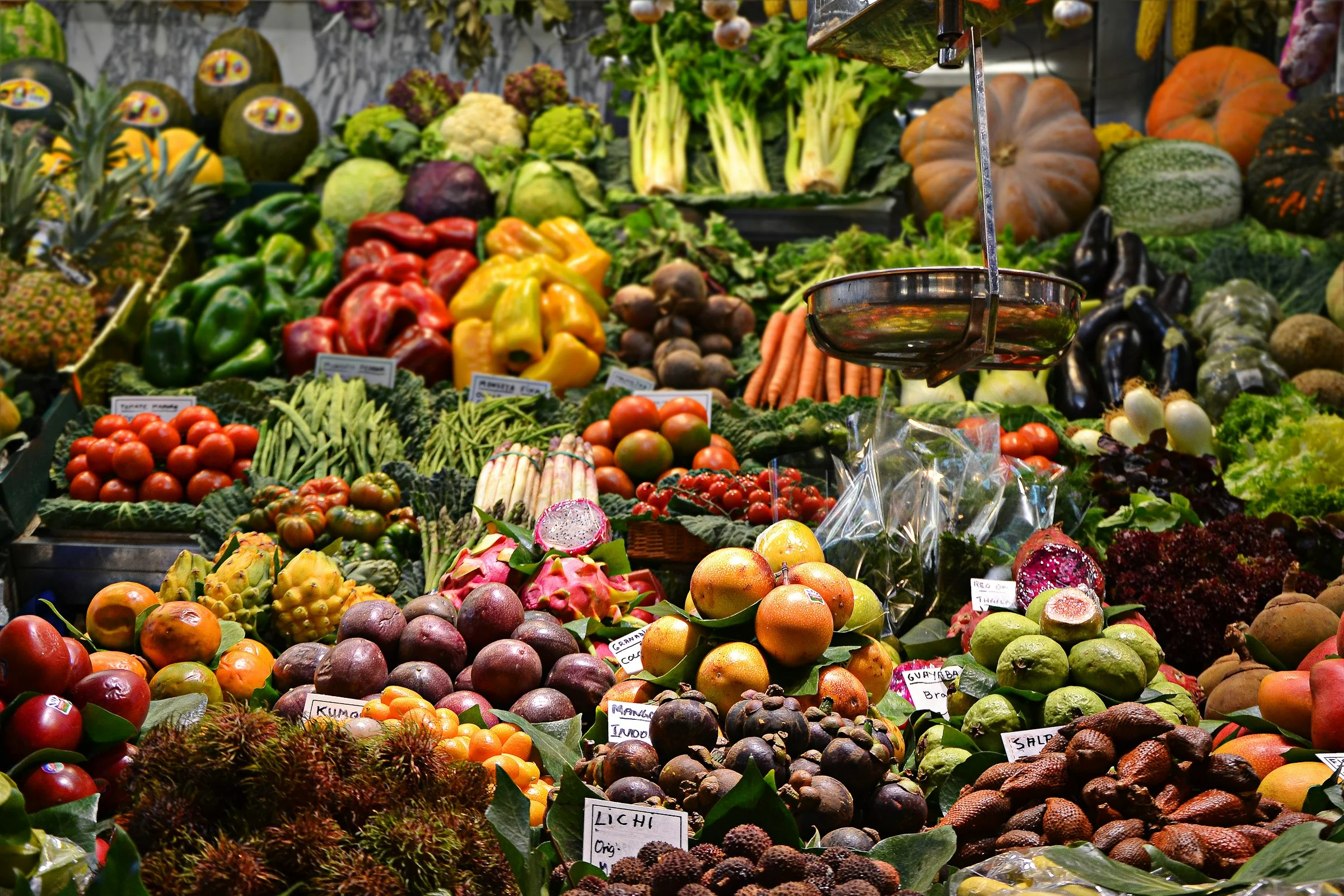 Market vegetables