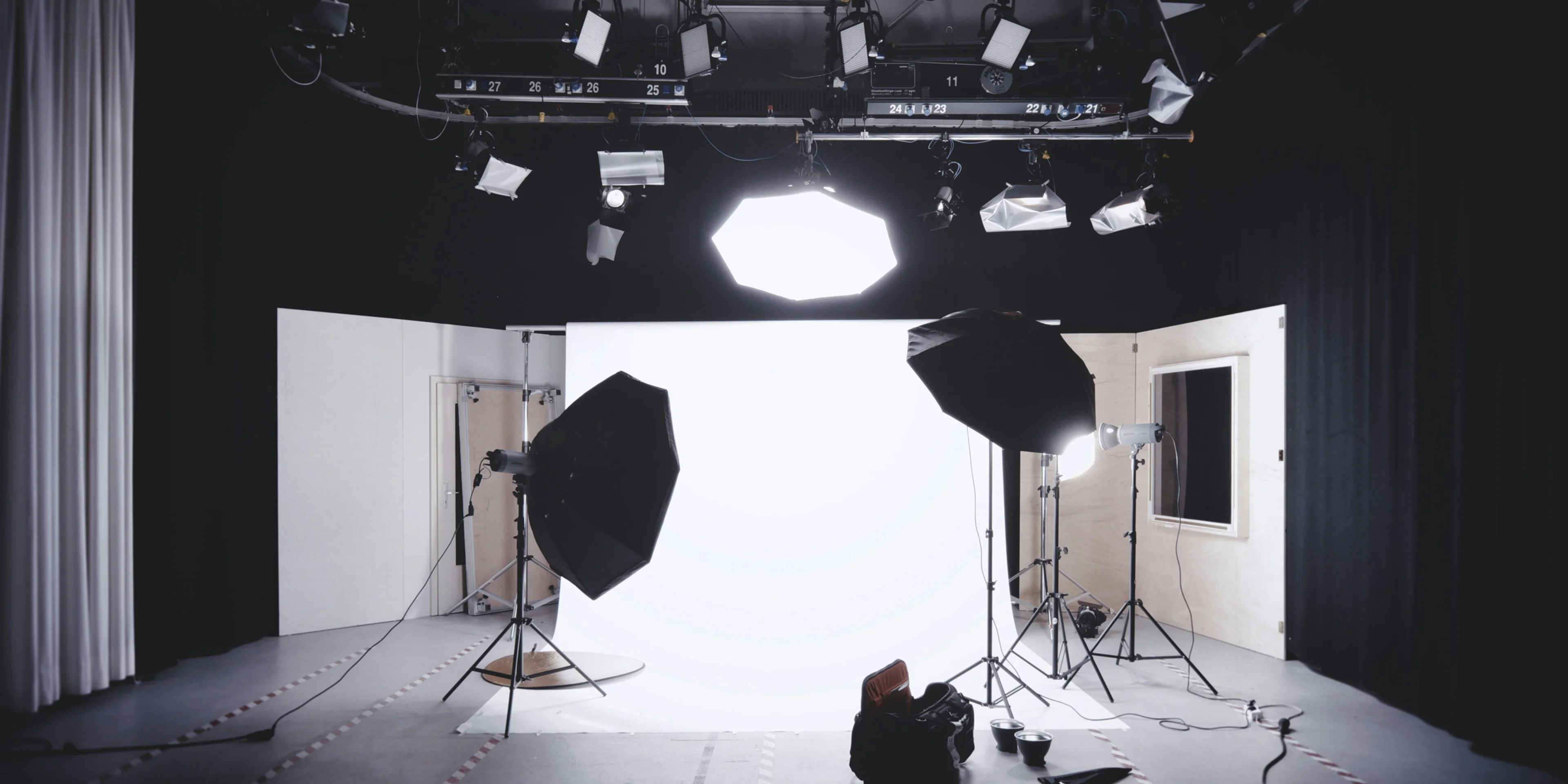 camera studio set up.