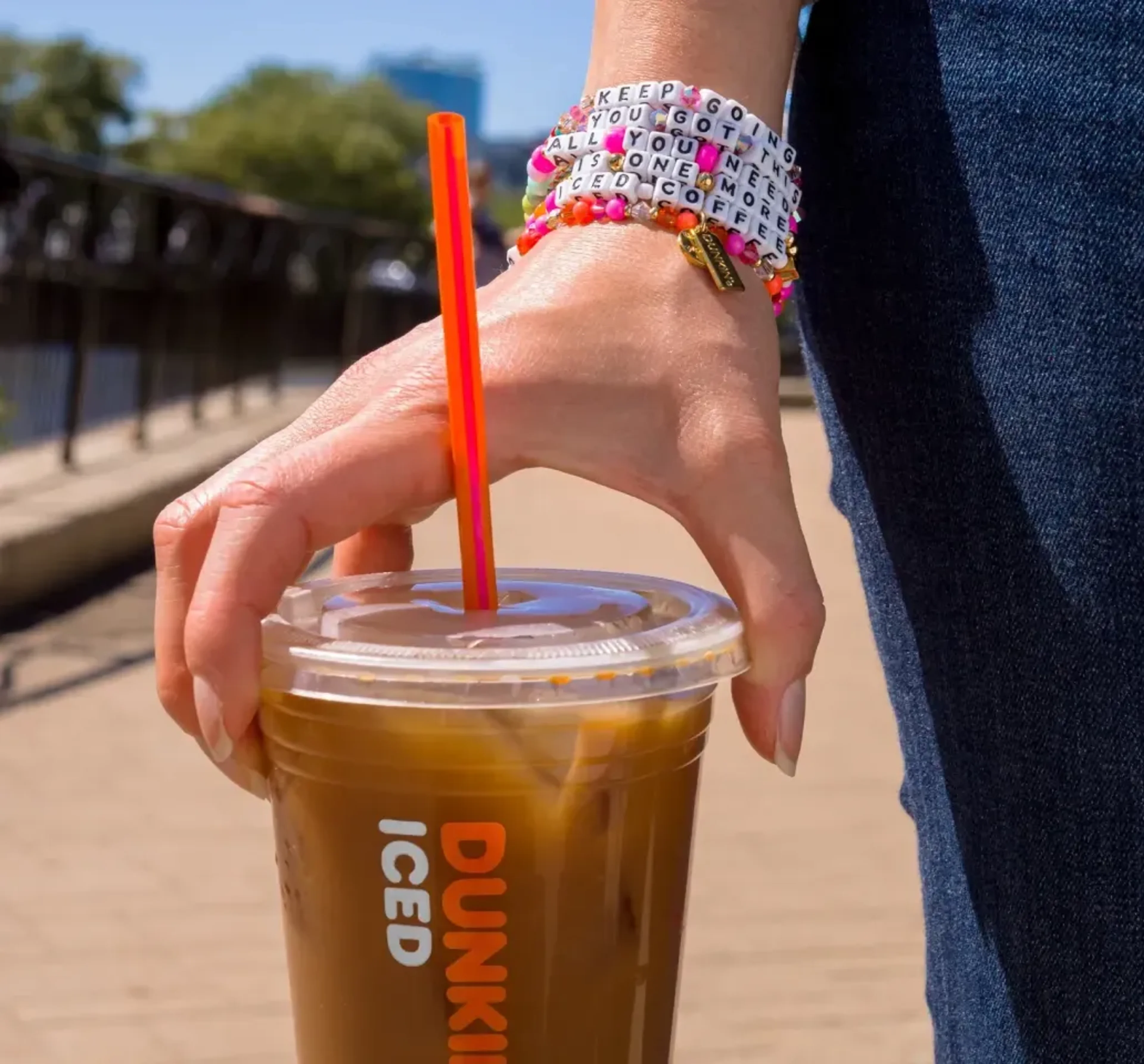 Brunch imagery featuring Iced Coffee