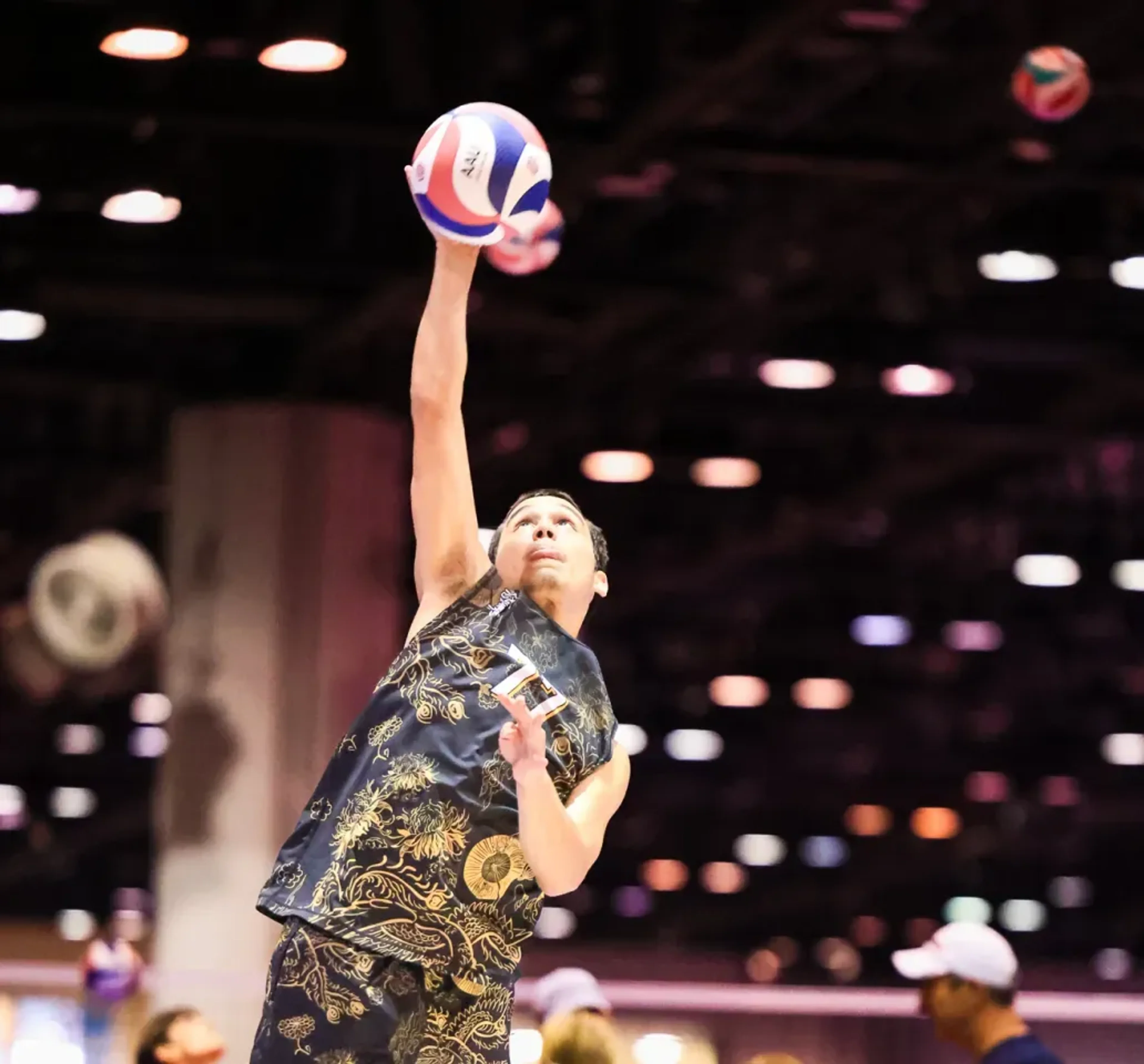 Volleyball imagery featuring AAU FLISTATEC Volleyball