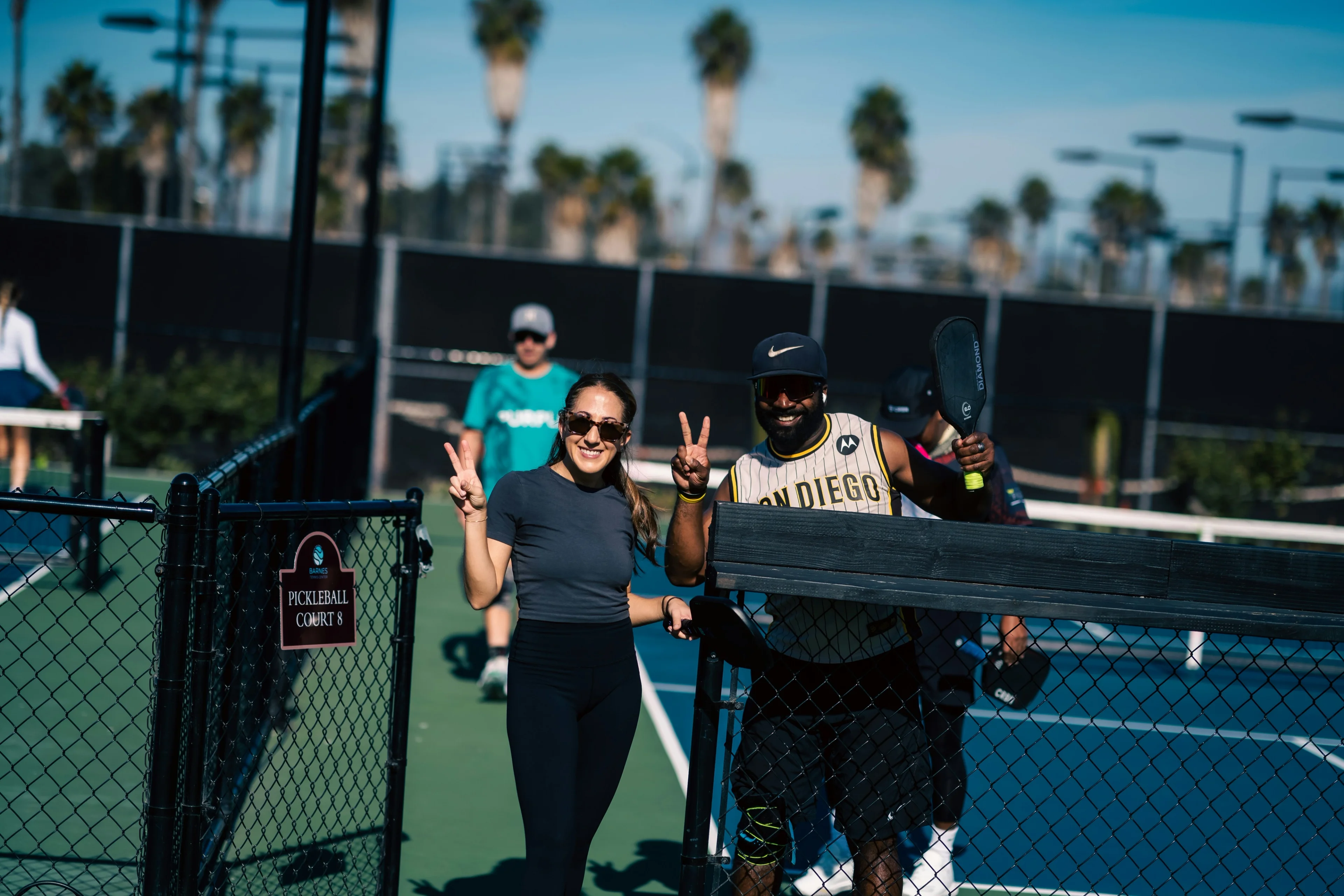 Pickleball court