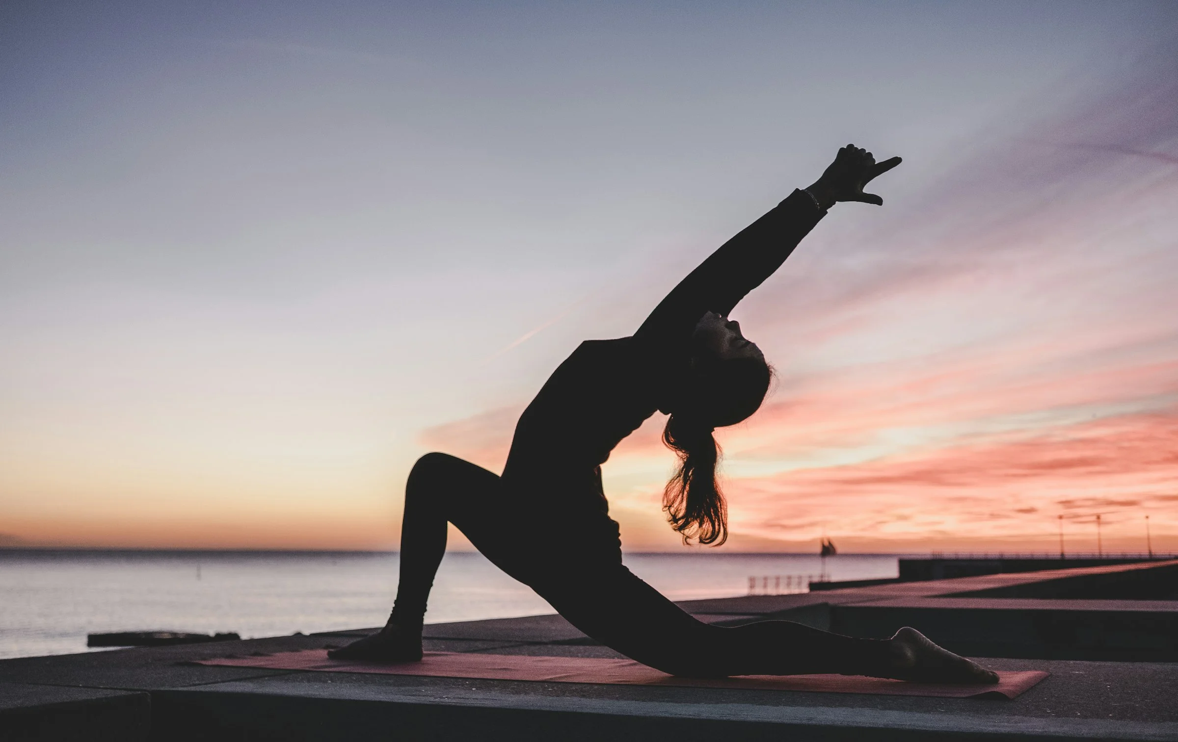 Yoga blocks and mat