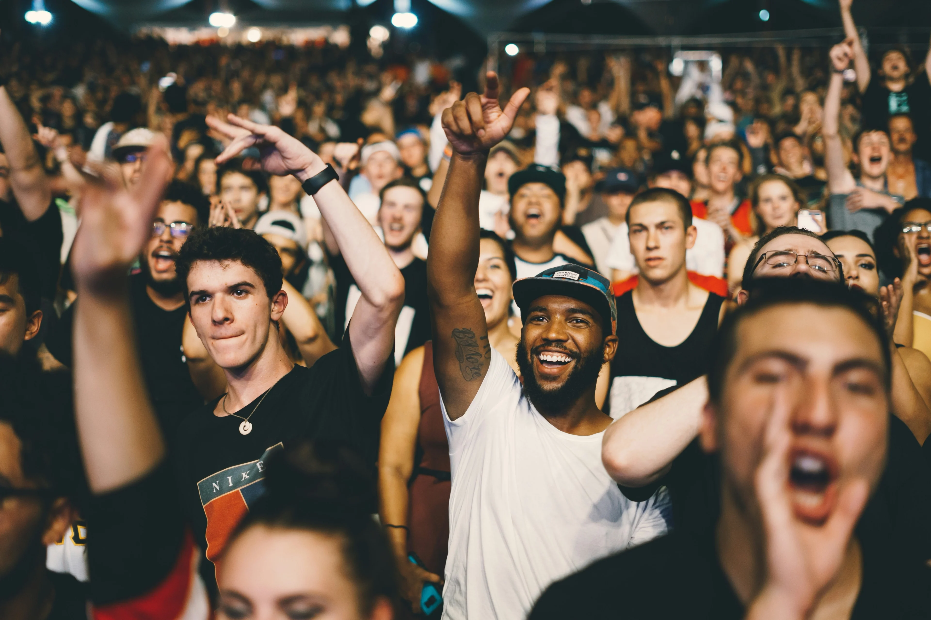 Concert crowd