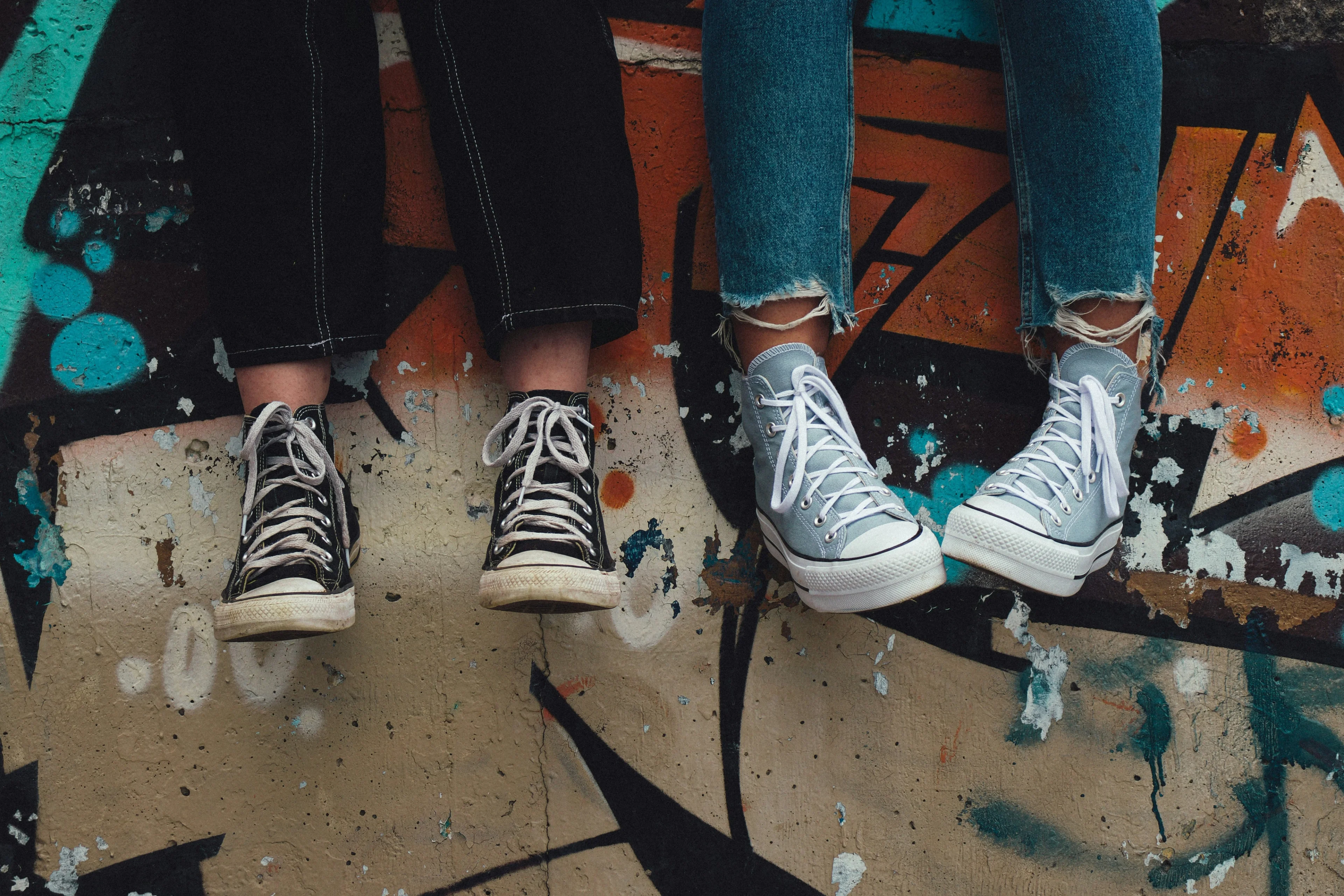 Shoes and jeans