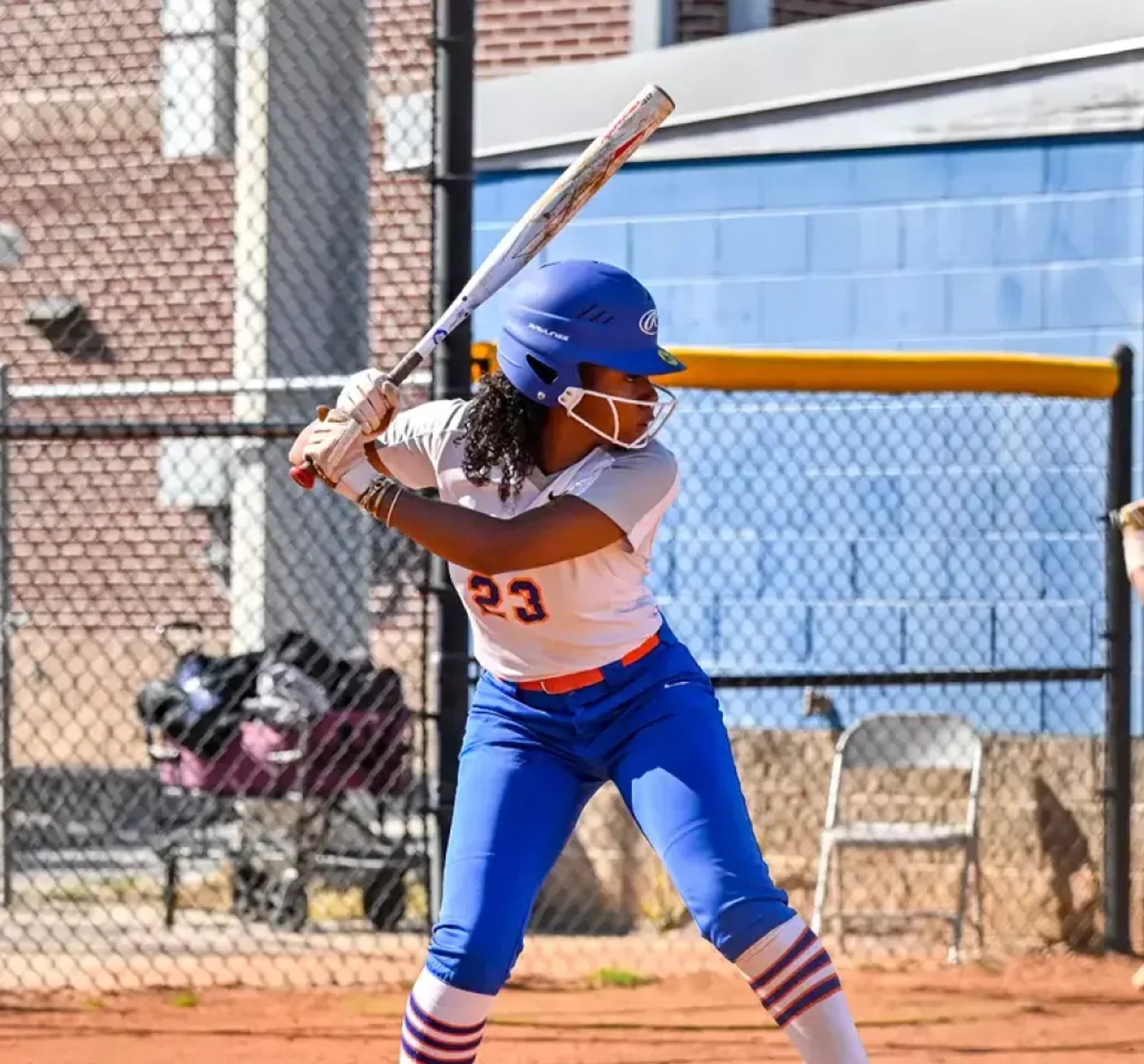 Softball imagery featuring Fastpitch Batting Gloves