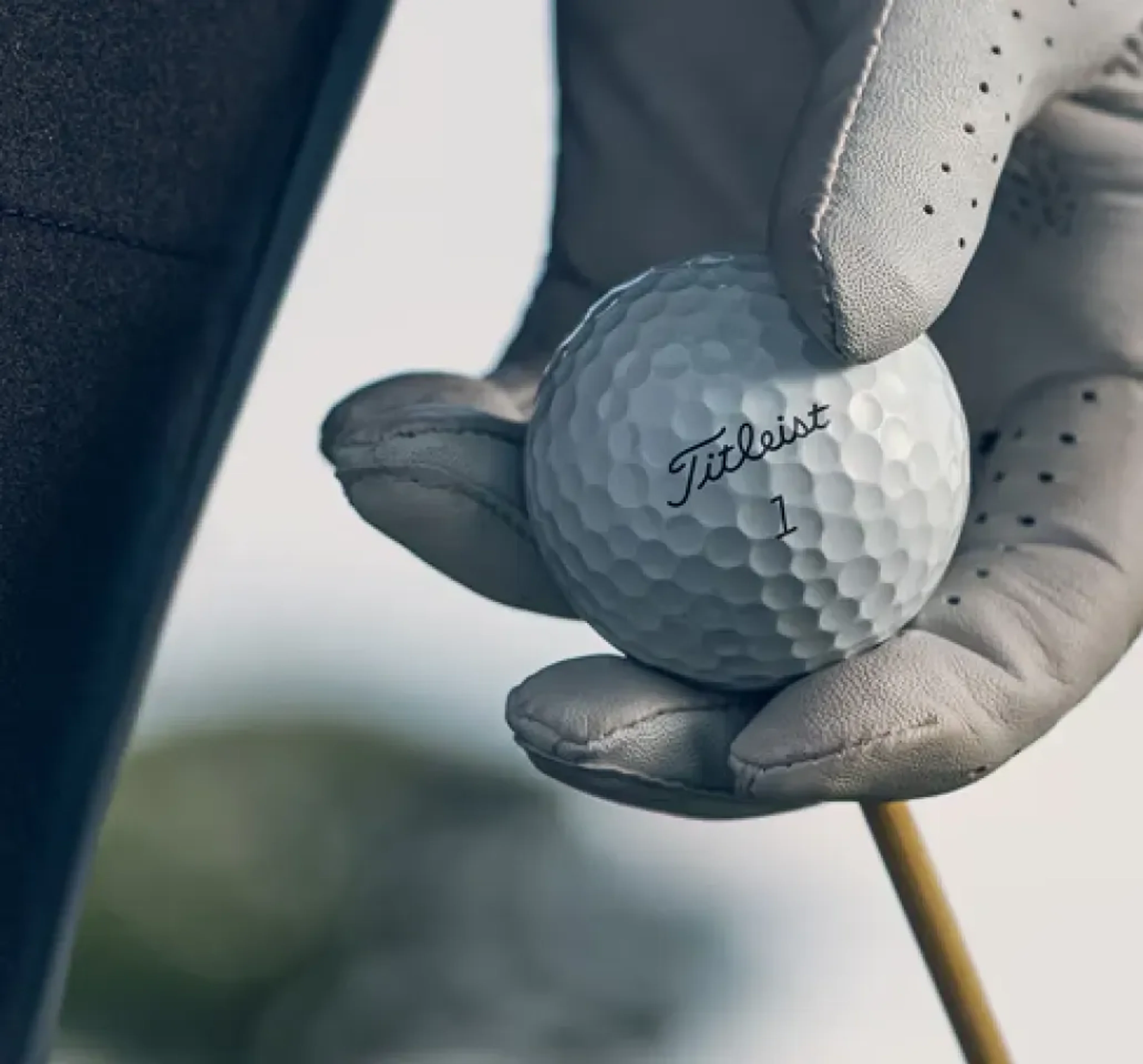 Golf imagery featuring Pro V1 Gold Balls