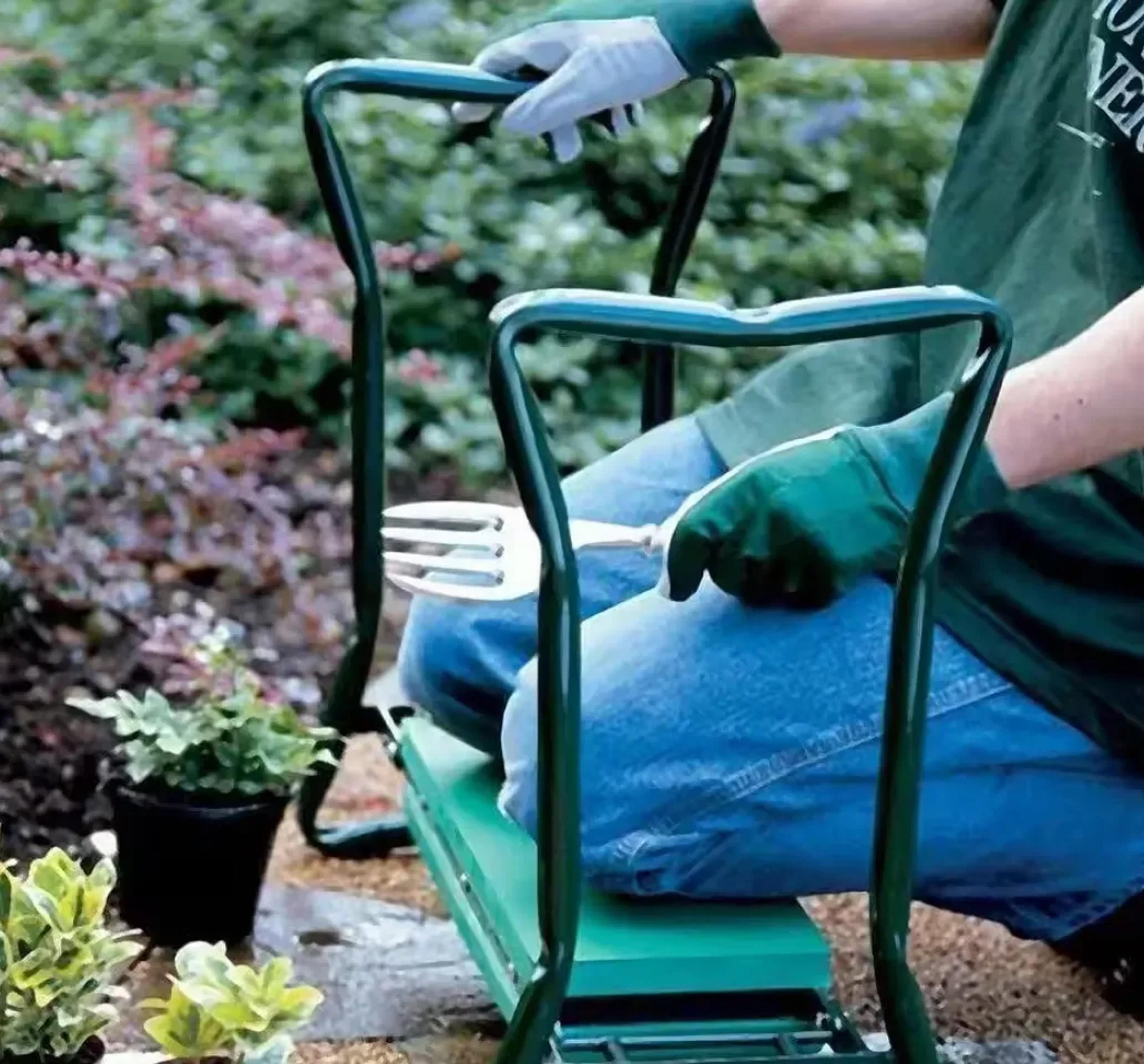 Gardening imagery featuring Gardening Kneeling Bench