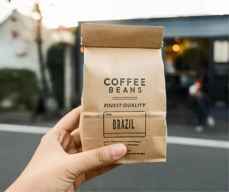 Image of an excited Coffee On Me gift card recipient. Their thank you note is below.