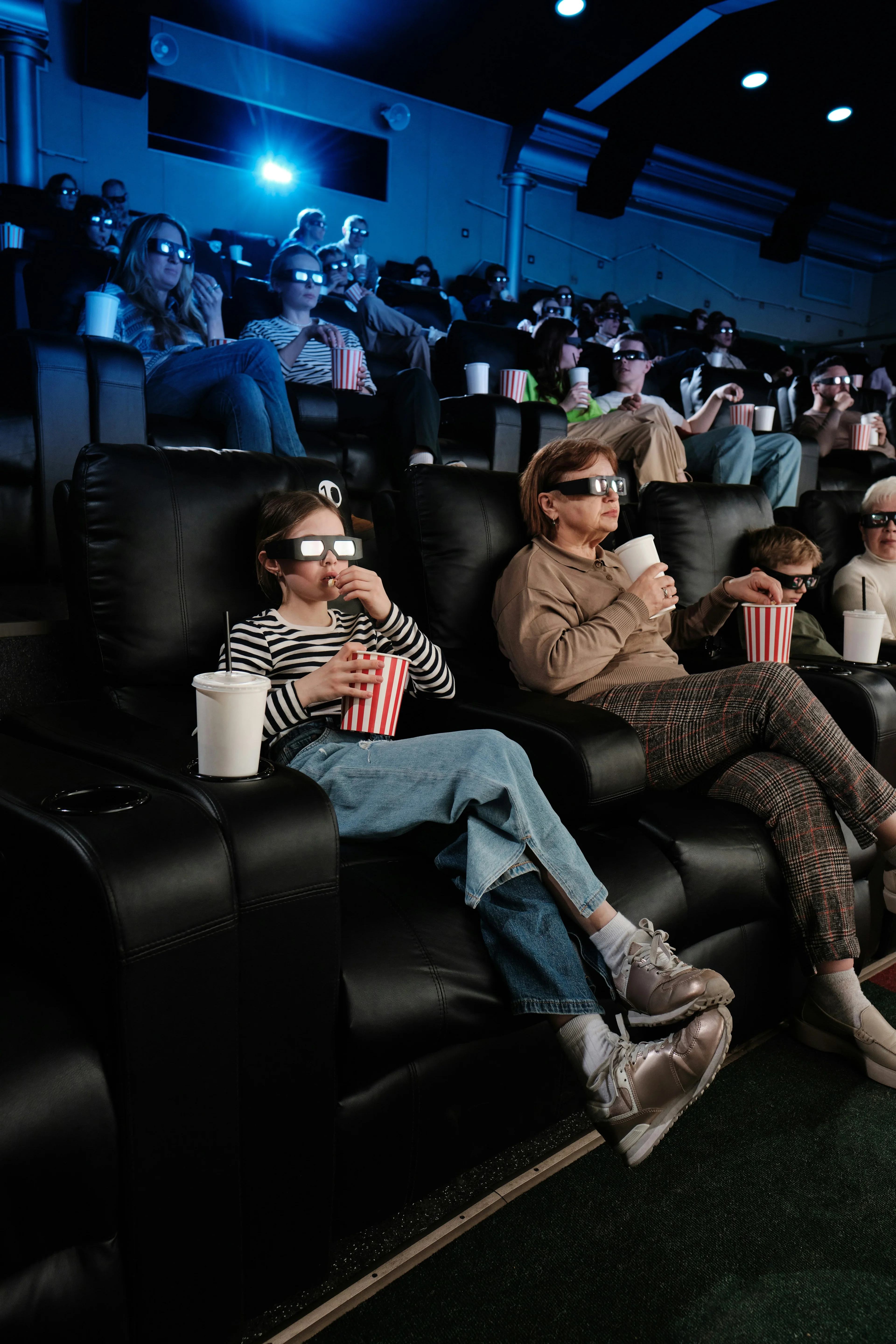 Movie theater seats