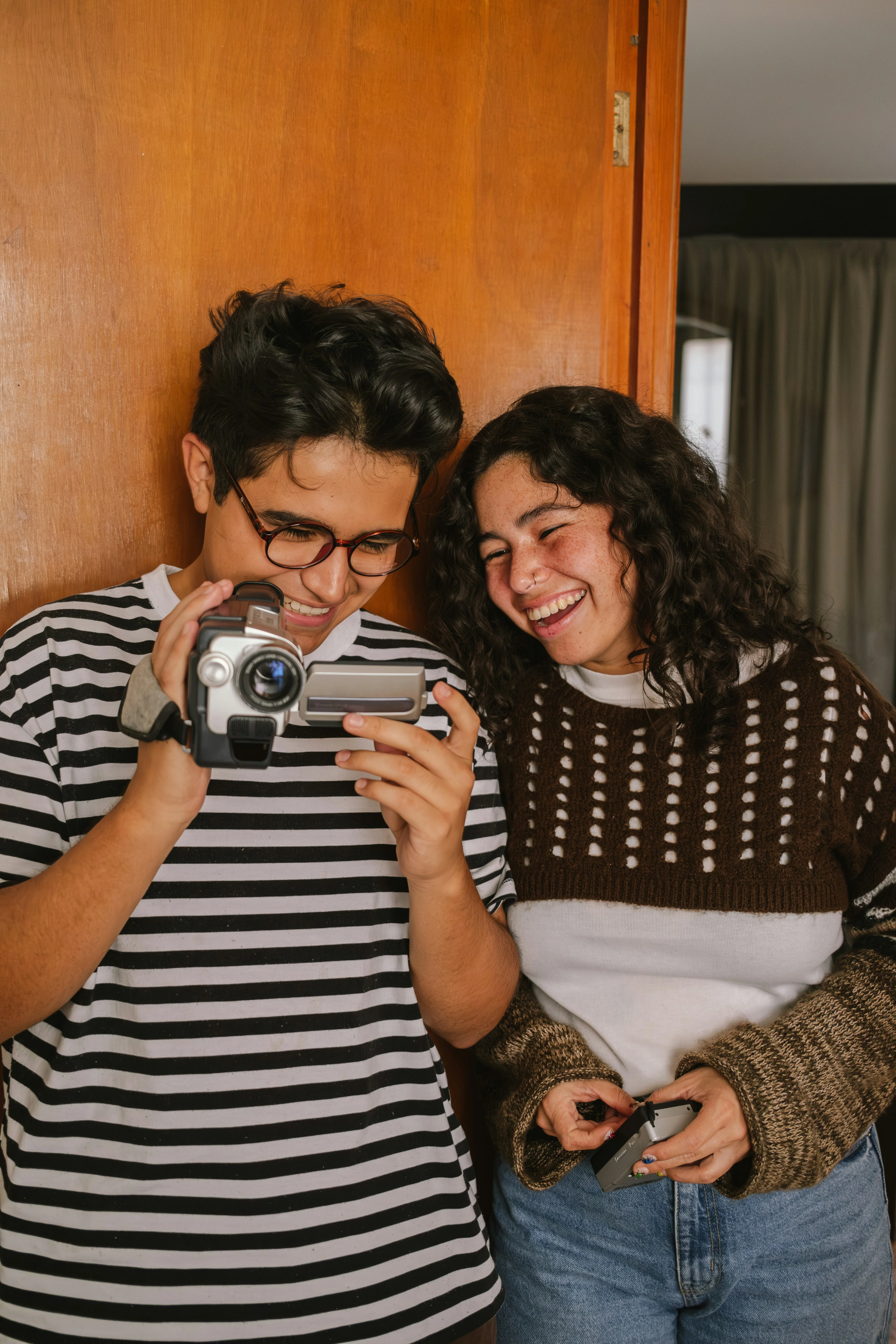 people taking a video